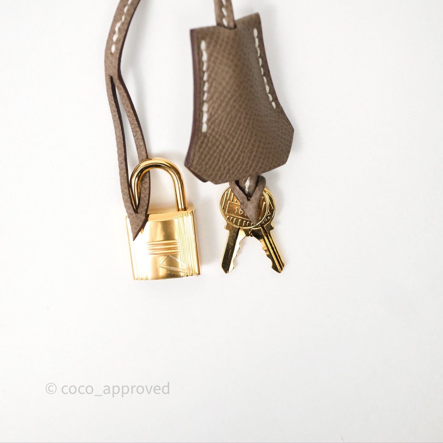 Hermès Kelly 25 Sellier Etoupe 18 Epsom Gold Hardware