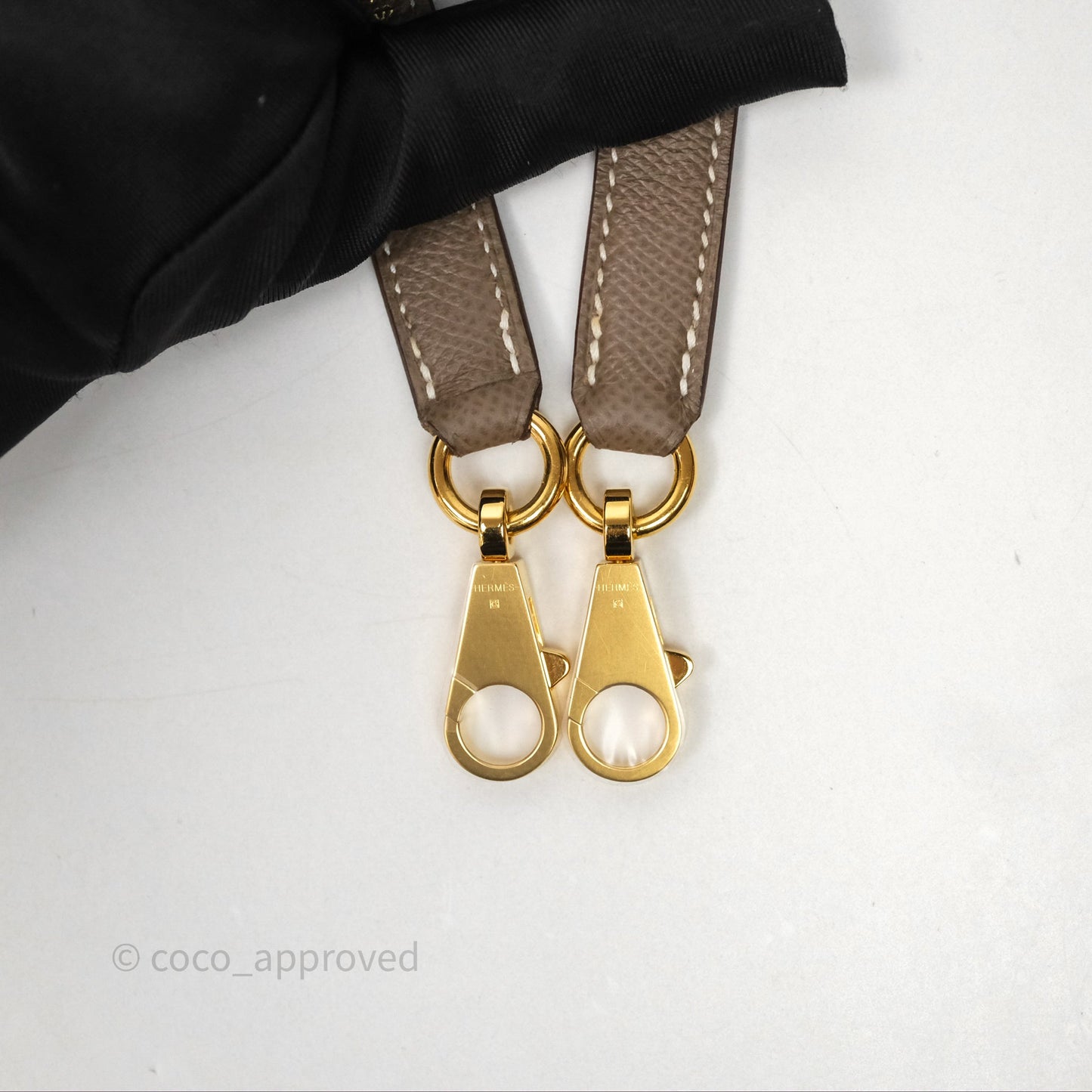 Hermès Kelly 25 Sellier Etoupe 18 Epsom Gold Hardware