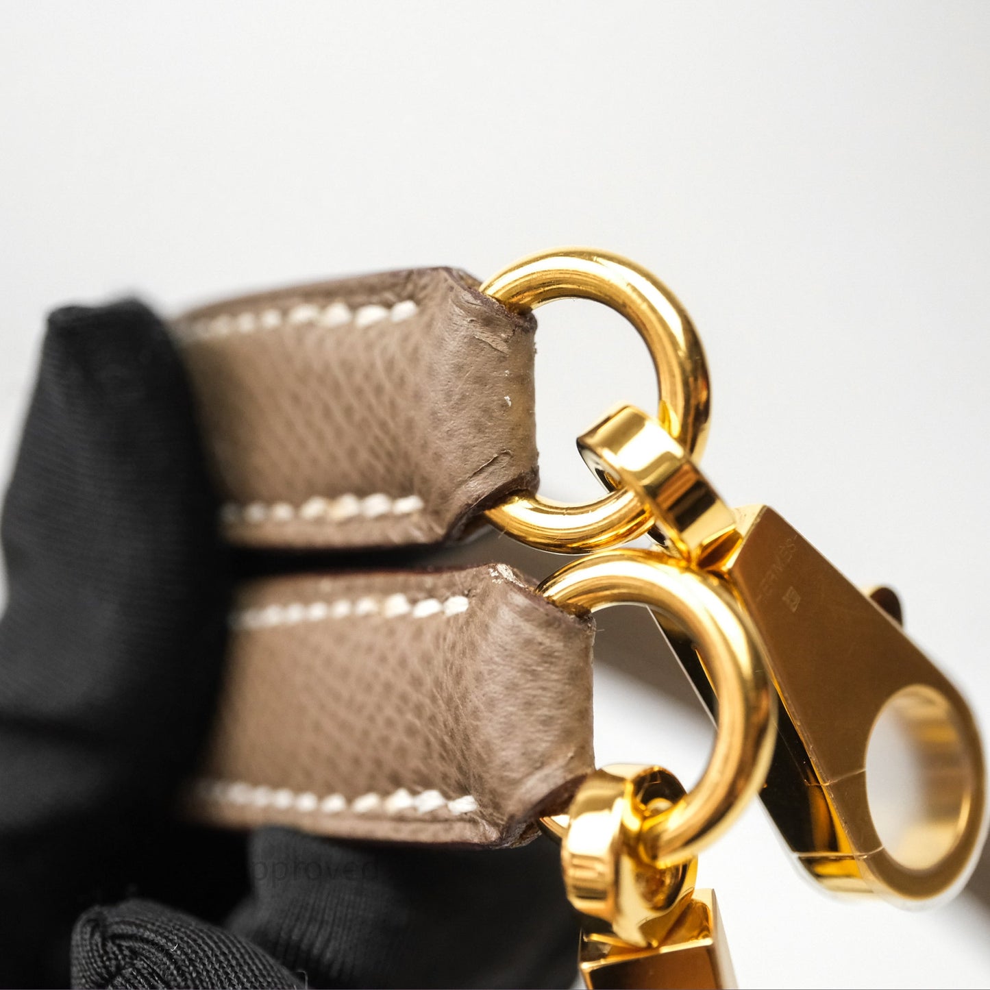 Hermès Kelly 25 Sellier Etoupe 18 Epsom Gold Hardware