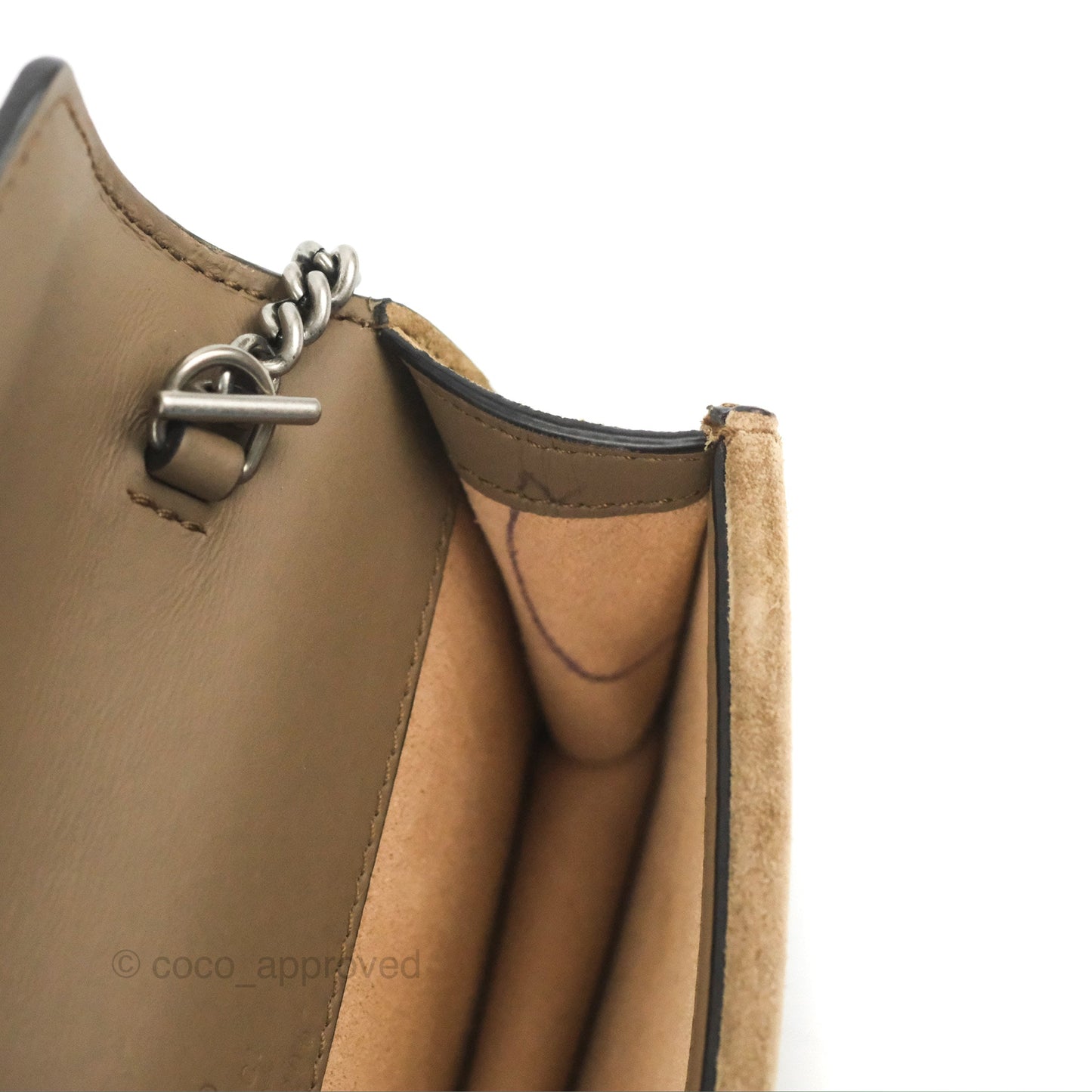 Gucci Dionysus GG Supreme Super Mini Crossbody Bag Ruthenium Hardware