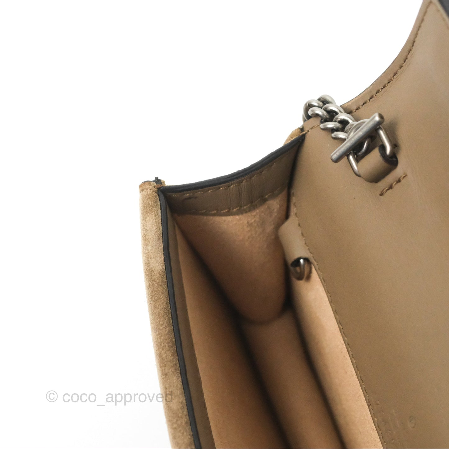 Gucci Dionysus GG Supreme Super Mini Crossbody Bag Ruthenium Hardware
