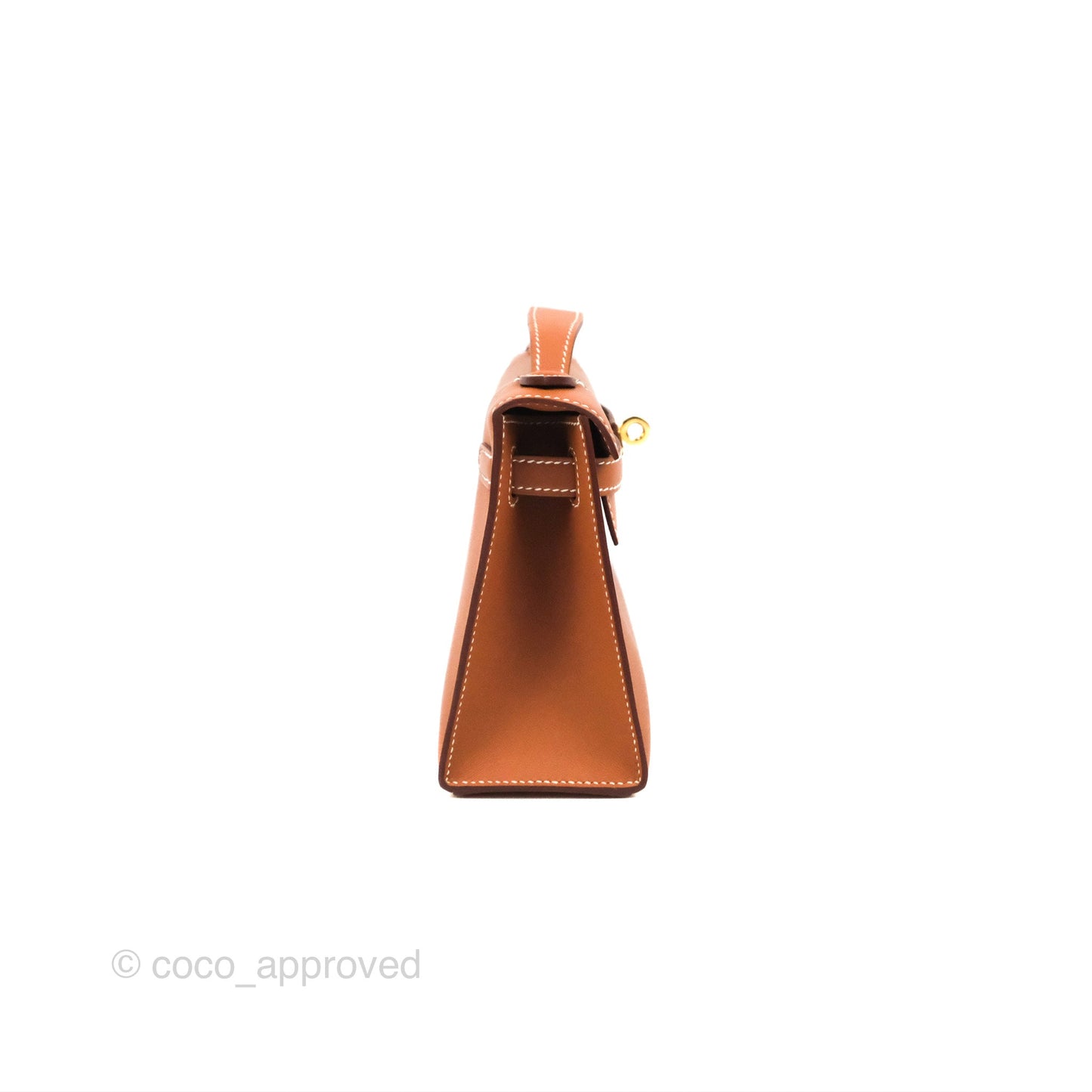 Hermès Kelly Mini Pochette Gold Swift Gold Hardware