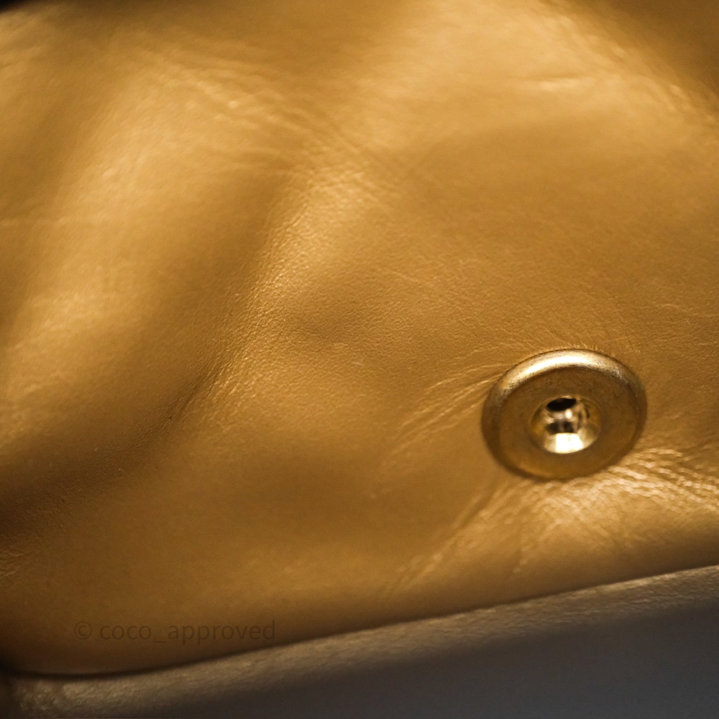 Chanel Pearl Crush Mini Square Quilted Black Lambskin Aged Gold Hardware
