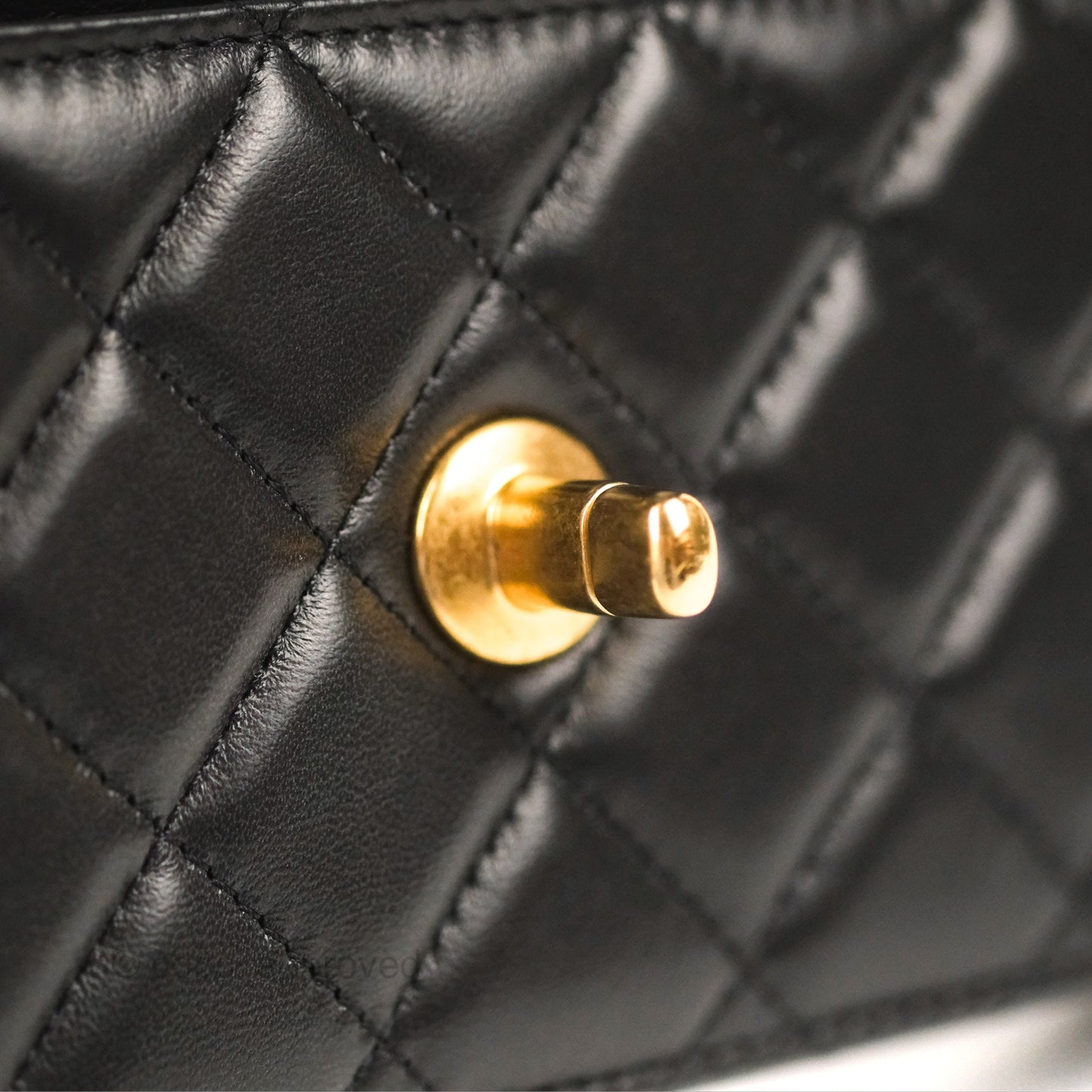Chanel Quilted Wallet on Chain WOC Adjustable Chain Black Lambskin 22K