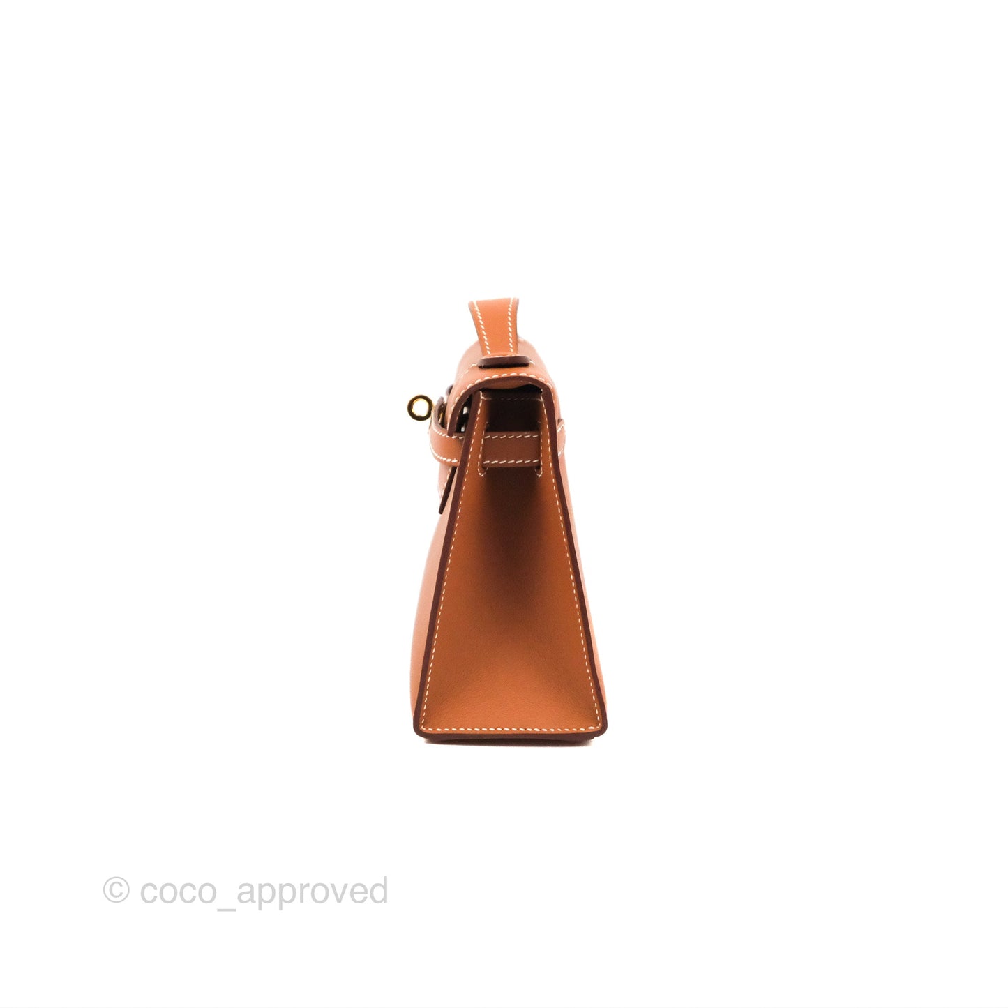 Hermès Kelly Mini Pochette Gold Swift Gold Hardware