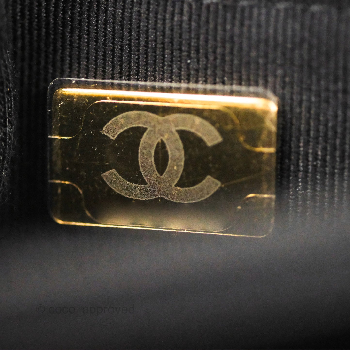 Chanel Quilted Wallet on Chain WOC Adjustable Chain Black Lambskin 22K