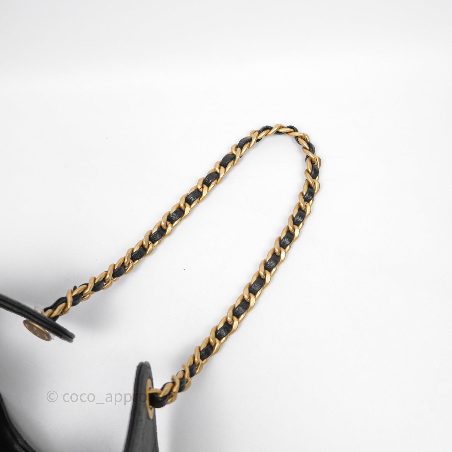 Chanel 25 Small Black Caviar Aged Gold Hardware