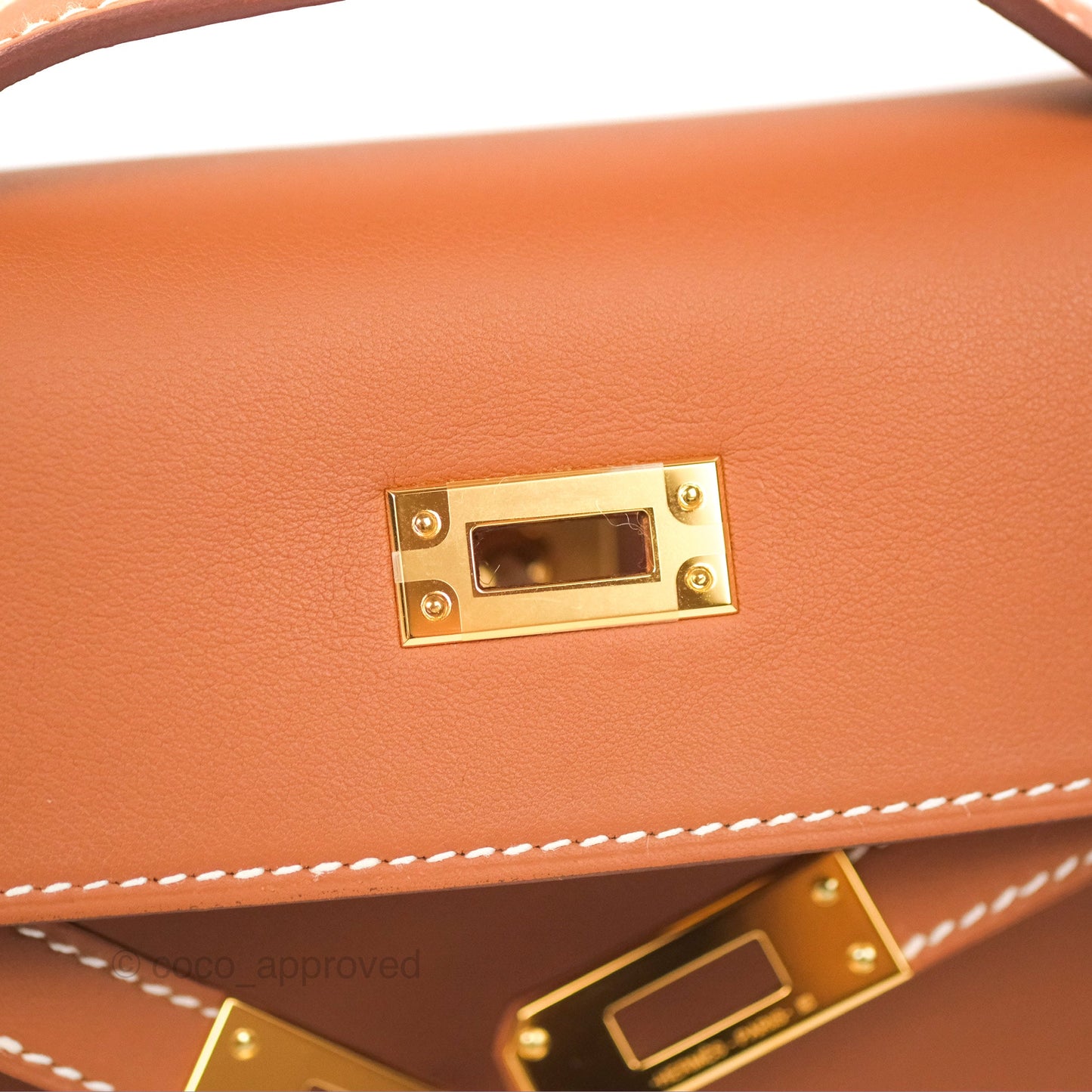 Hermès Kelly Mini Pochette Gold Swift Gold Hardware