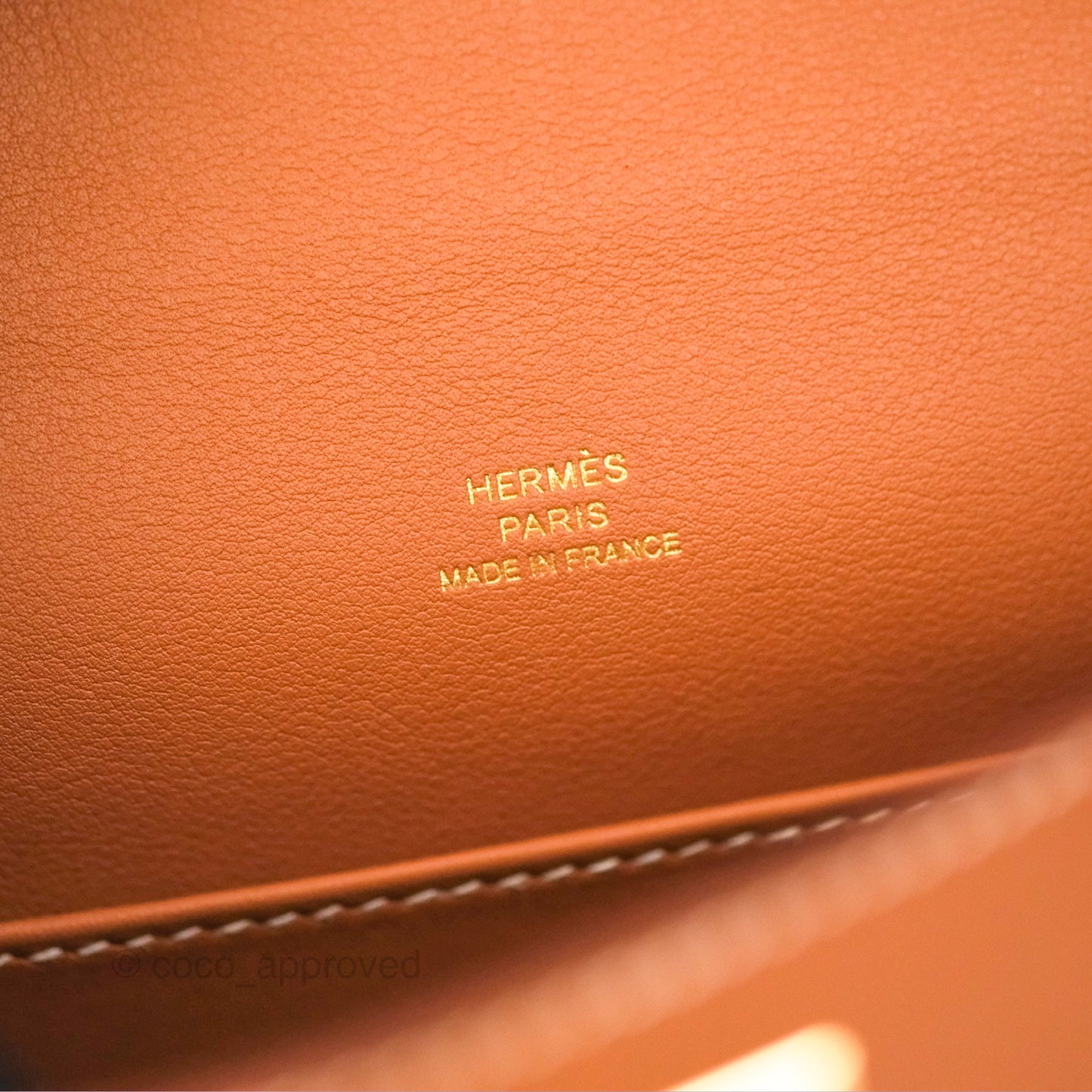 Hermès Kelly Mini Pochette Gold Swift Gold Hardware