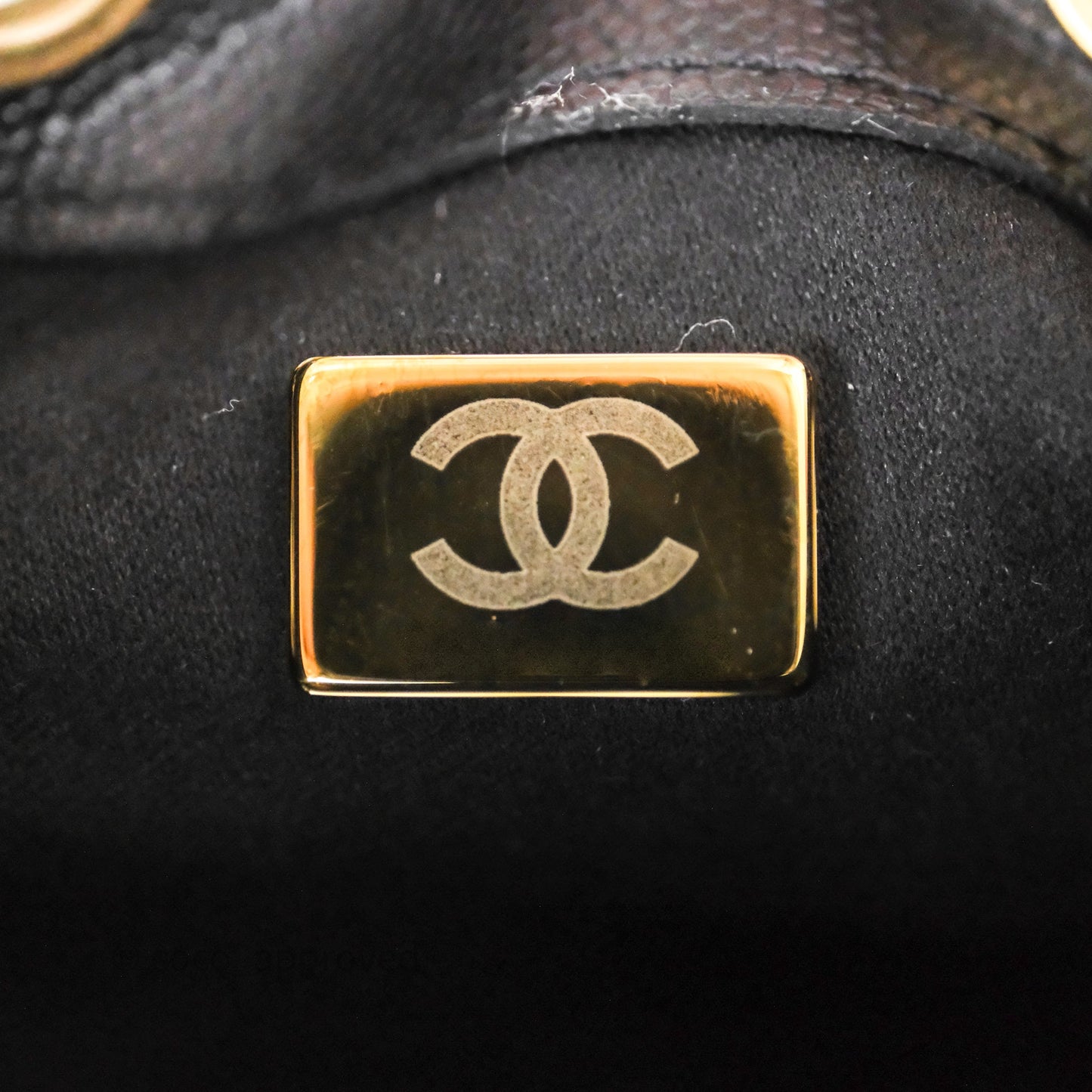 Chanel 25 Small Black Caviar Aged Gold Hardware