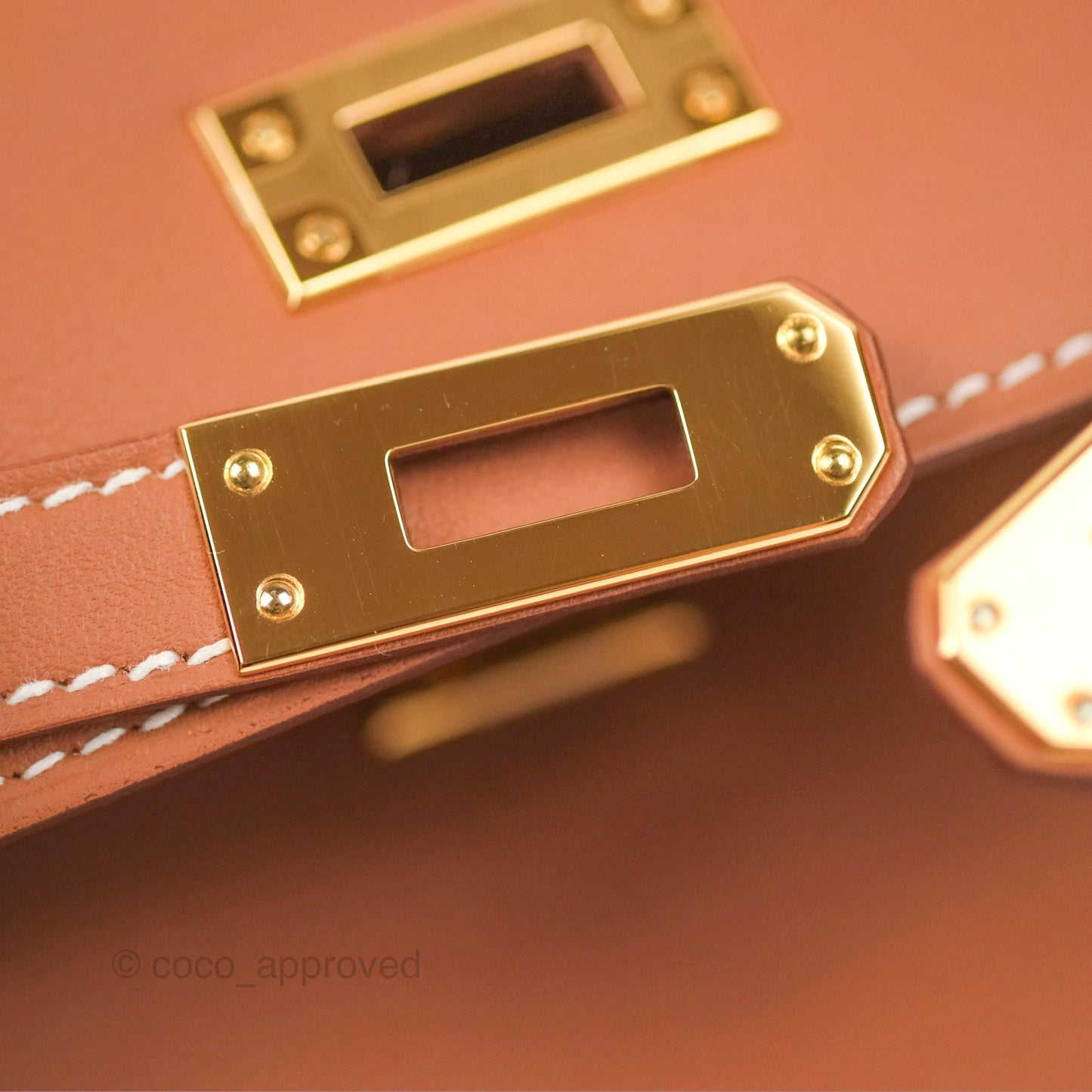 Hermès Kelly Mini Pochette Gold Swift Gold Hardware