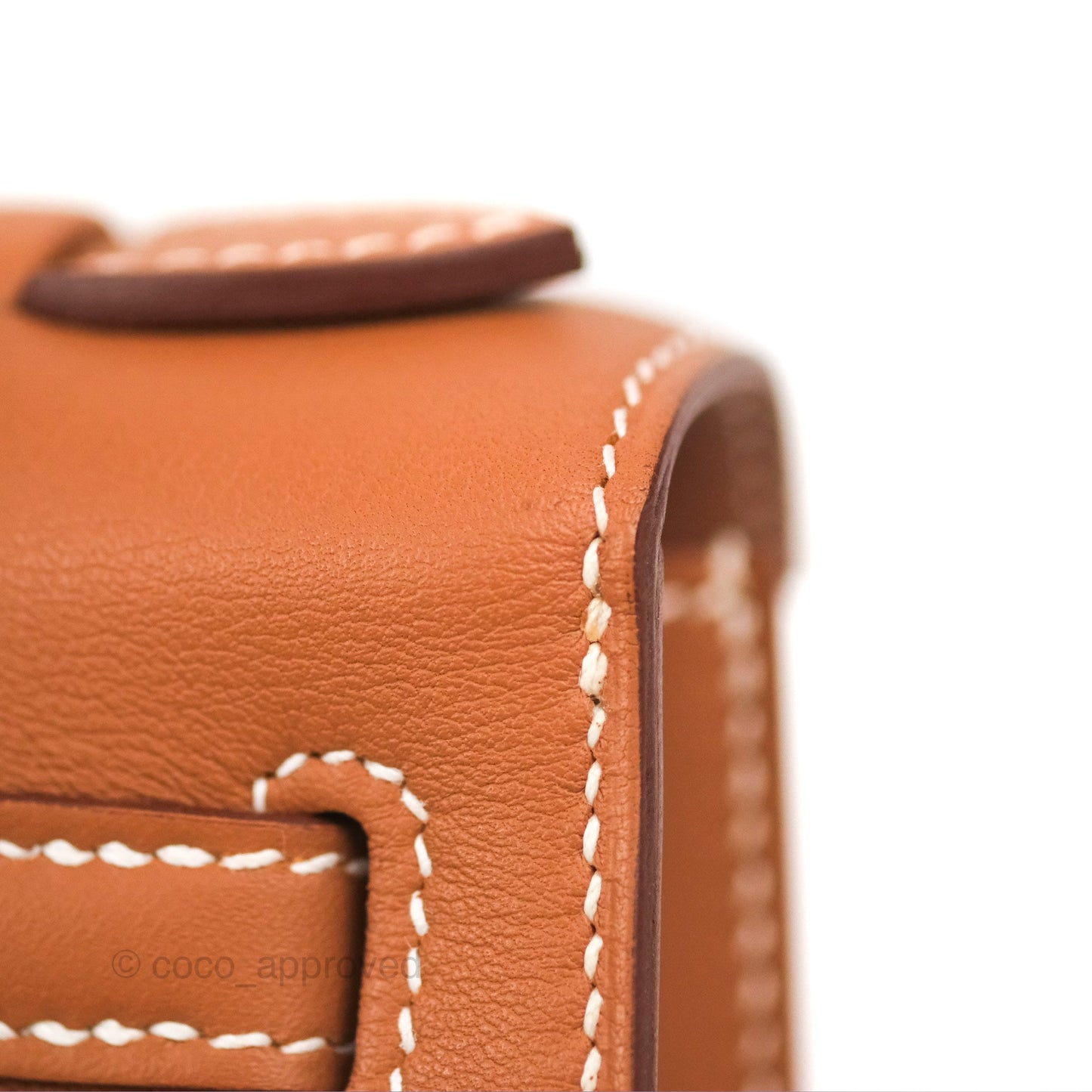 Hermès Kelly Mini Pochette Gold Swift Gold Hardware