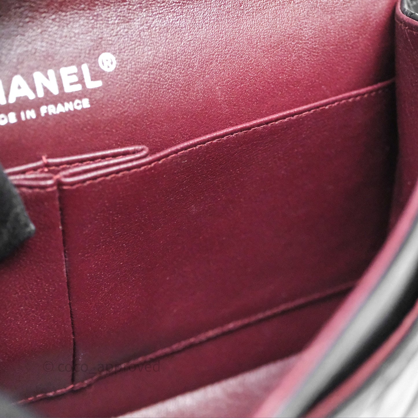 Chanel Classic M/L Medium Flap Quilted Black Lambskin Silver Hardware