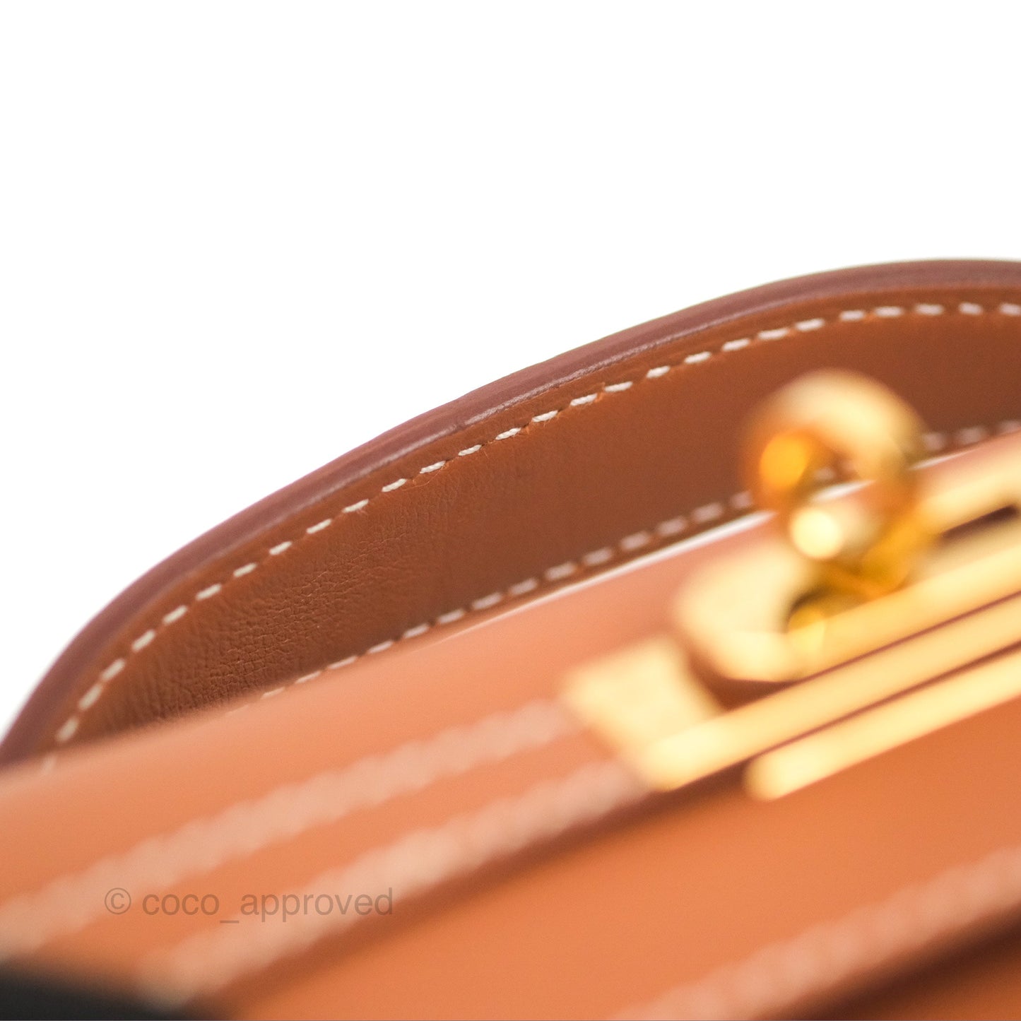 Hermès Kelly Mini Pochette Gold Swift Gold Hardware