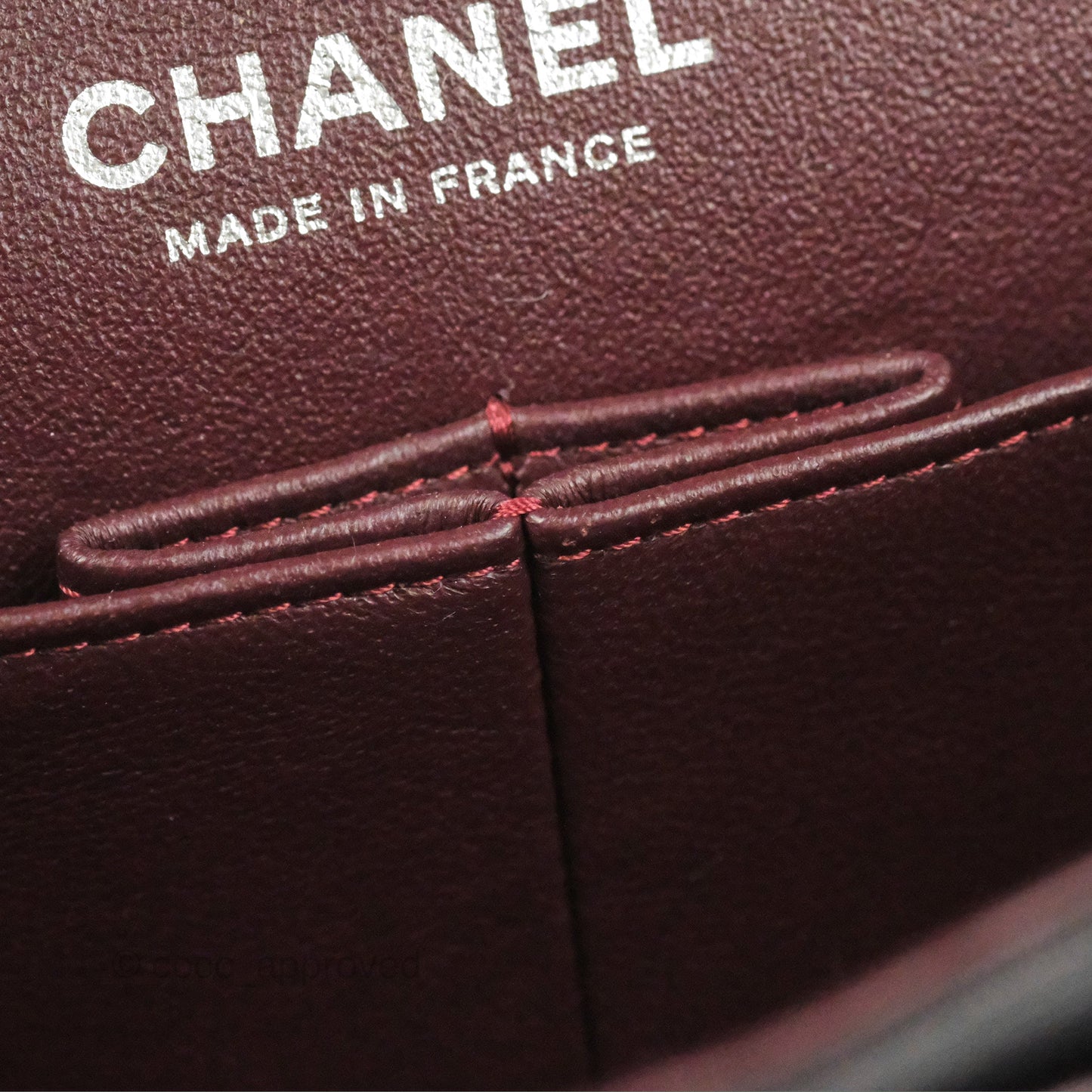 Chanel Classic M/L Medium Flap Quilted Black Lambskin Silver Hardware