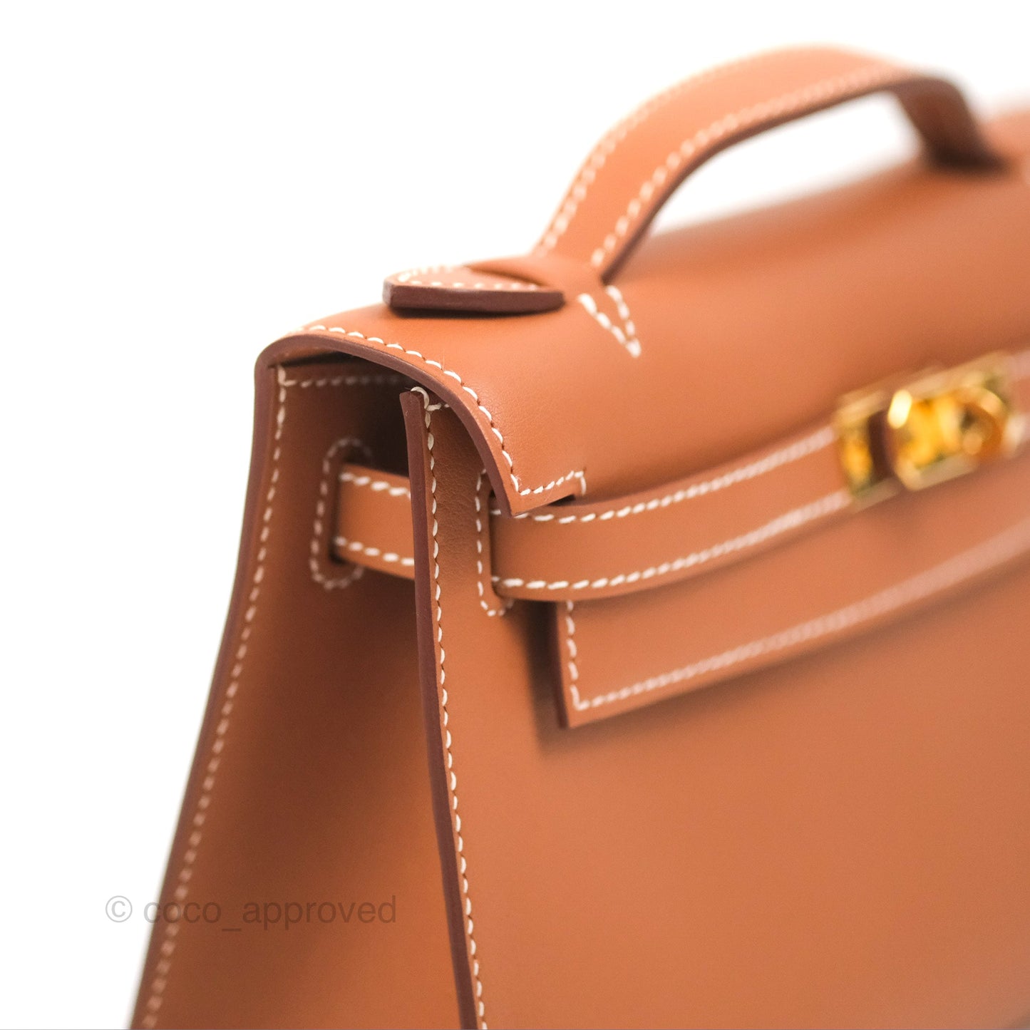 Hermès Kelly Mini Pochette Gold Swift Gold Hardware