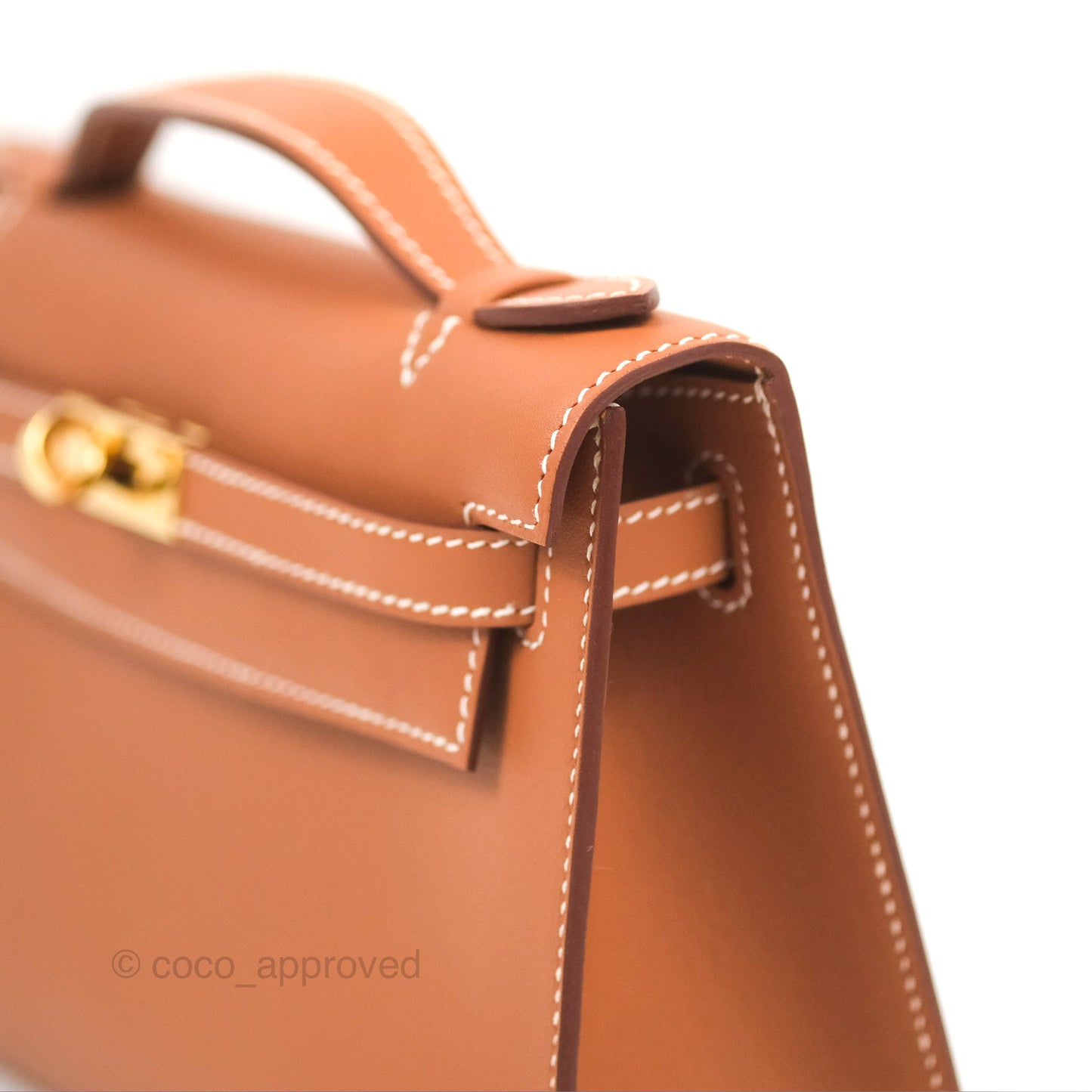 Hermès Kelly Mini Pochette Gold Swift Gold Hardware