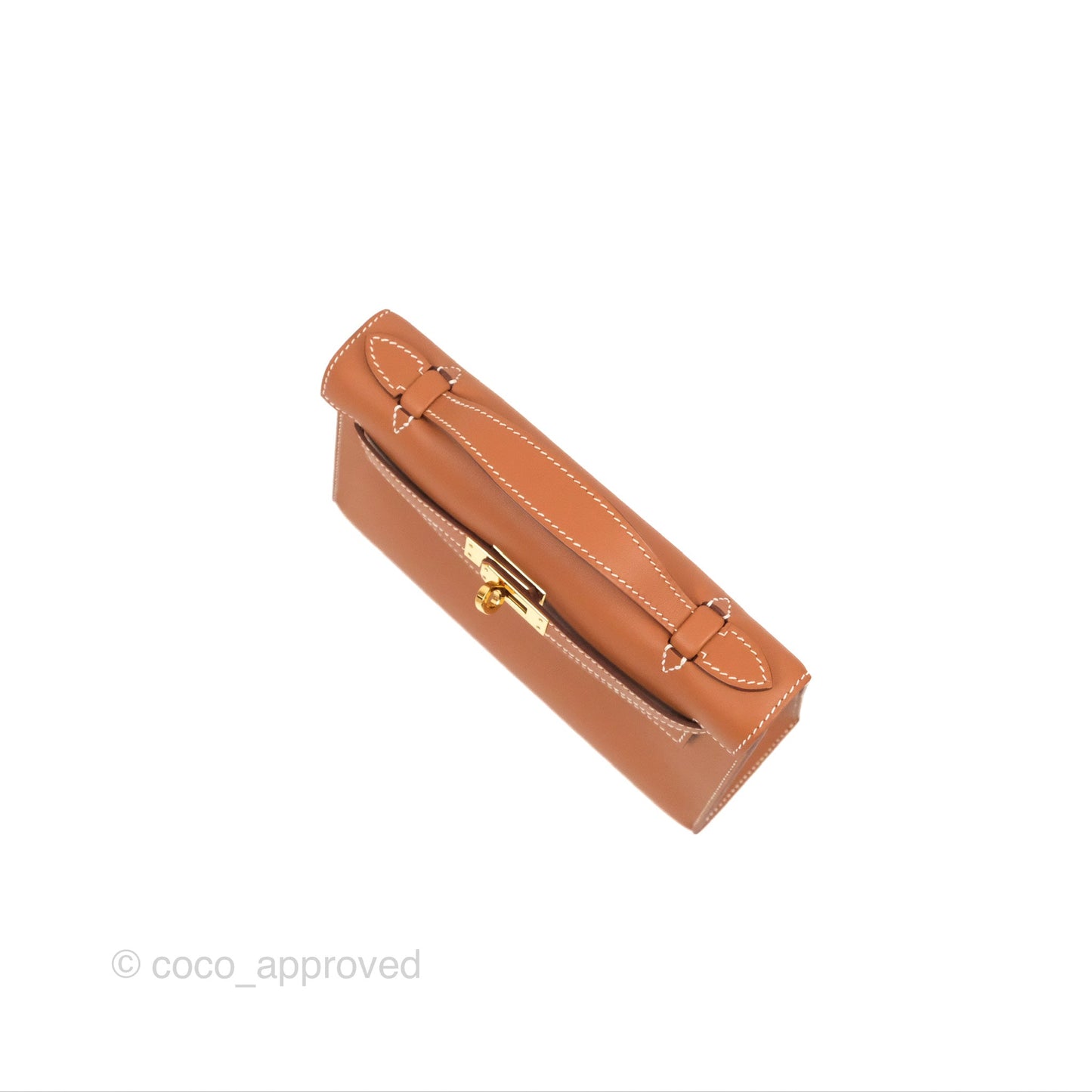 Hermès Kelly Mini Pochette Gold Swift Gold Hardware