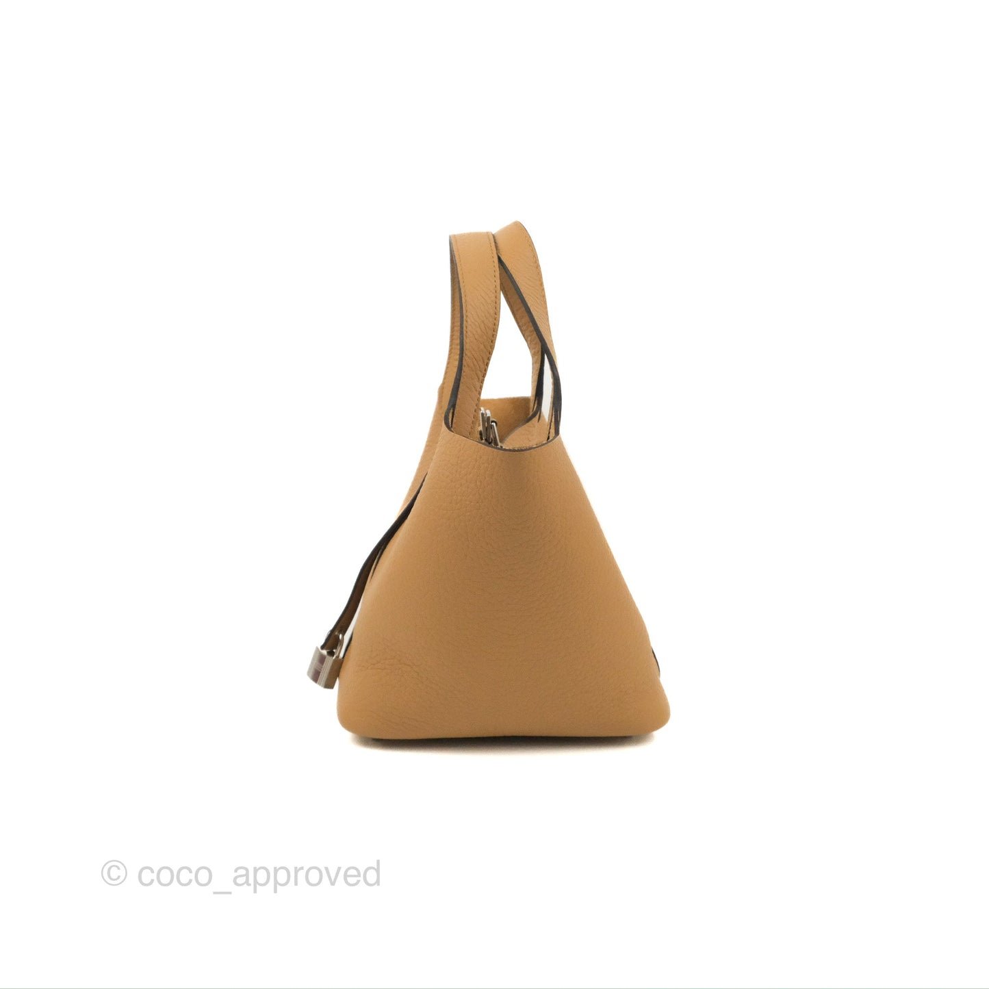 Hermès Picotin Lock 18 Chai 0M Taurillon Clemence Palladium Hardware