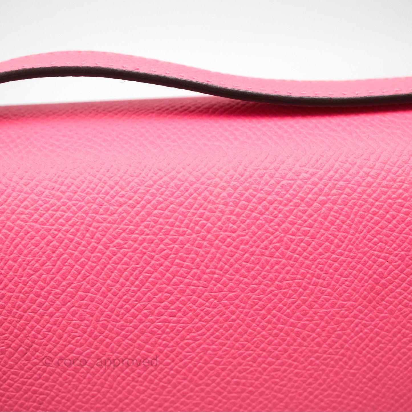 Hermes Mini Constance 18cm Rose Lipstick U5 Epsom Palladium Hardware