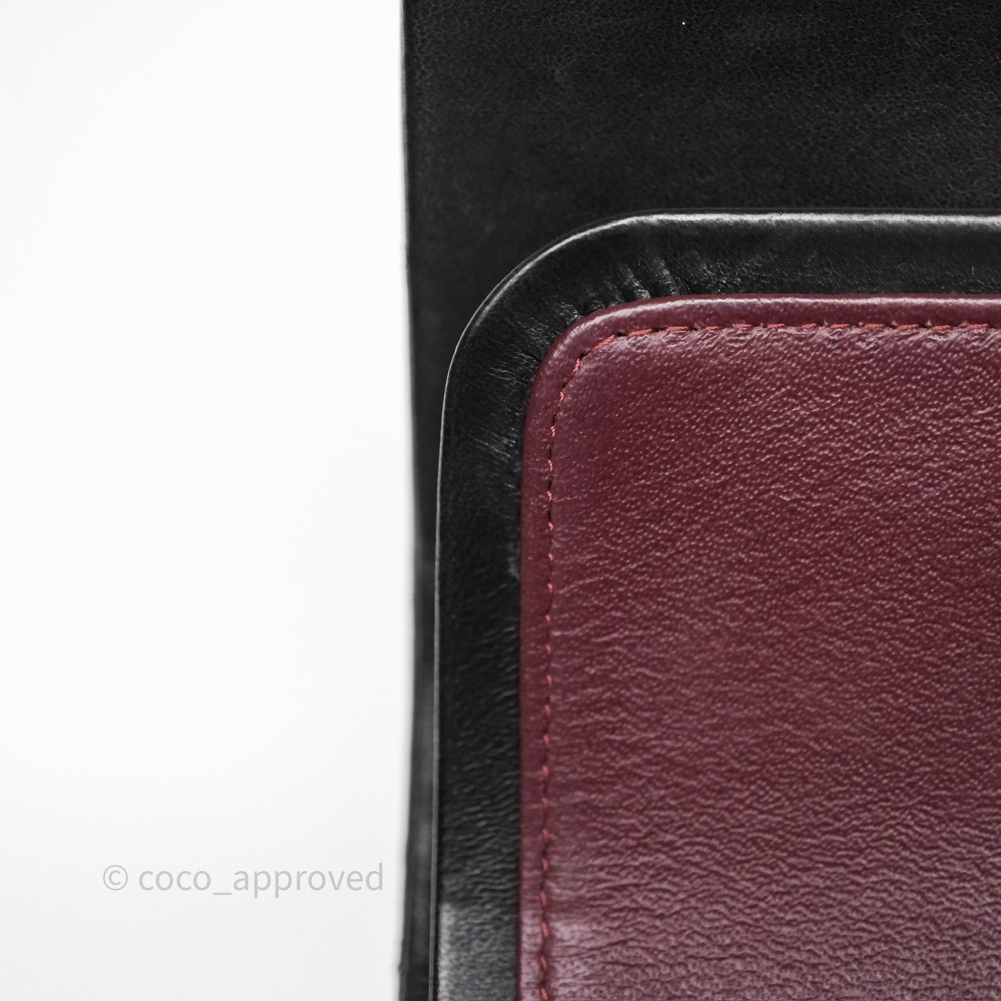 Chanel Classic M/L Medium Flap Quilted Black Lambskin Silver Hardware