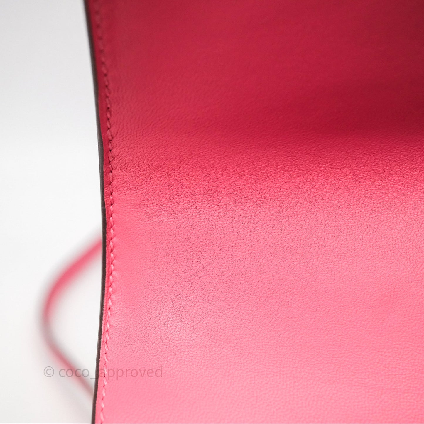 Hermes Mini Constance 18cm Rose Lipstick U5 Epsom Palladium Hardware