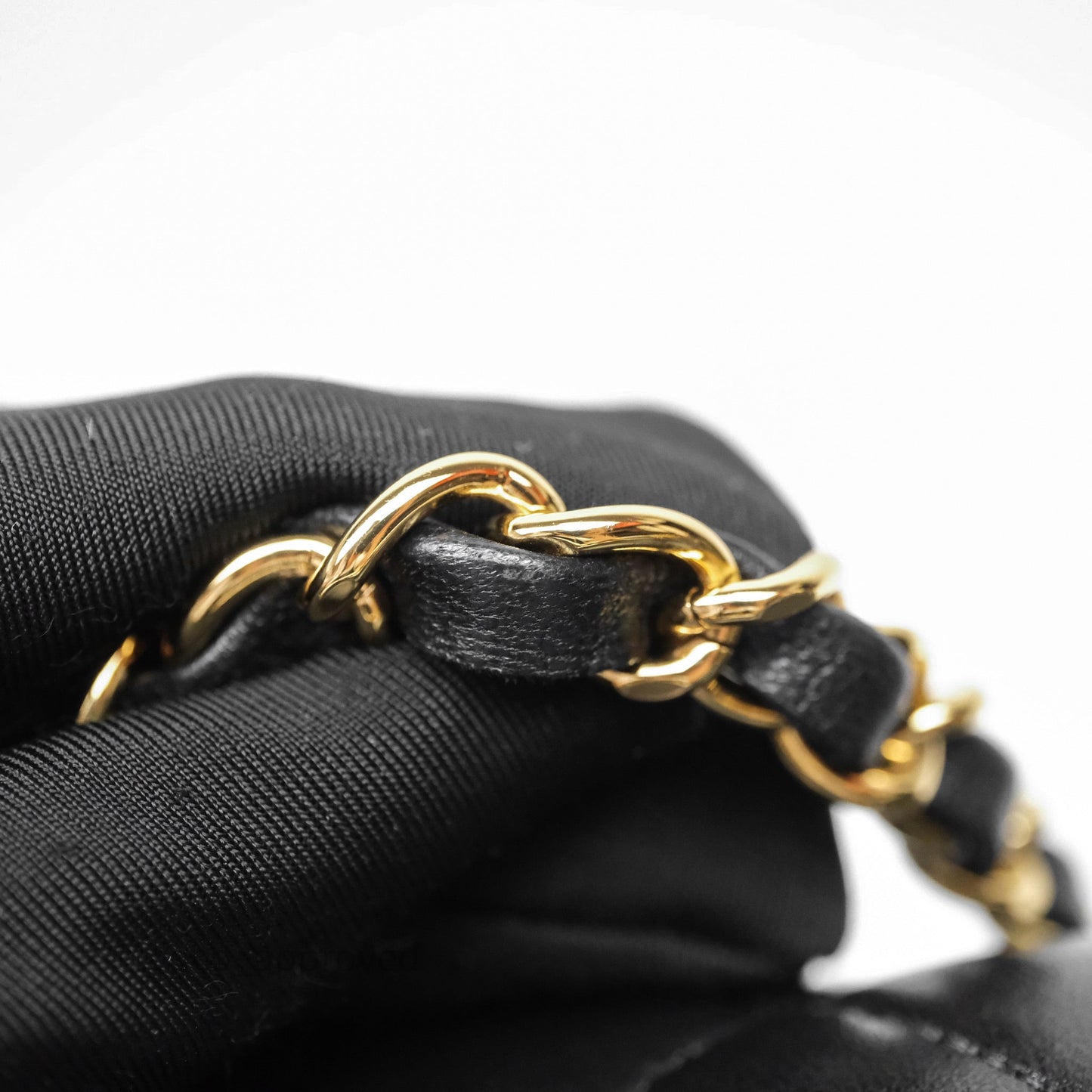 Chanel Classic M/L Medium Flap Quilted Black Lambskin Gold Hardware
