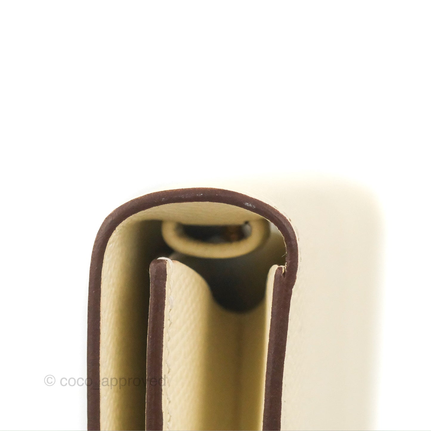 Hermes Epsom Clic 16 Wallet Nata Rose Gold Hardware
