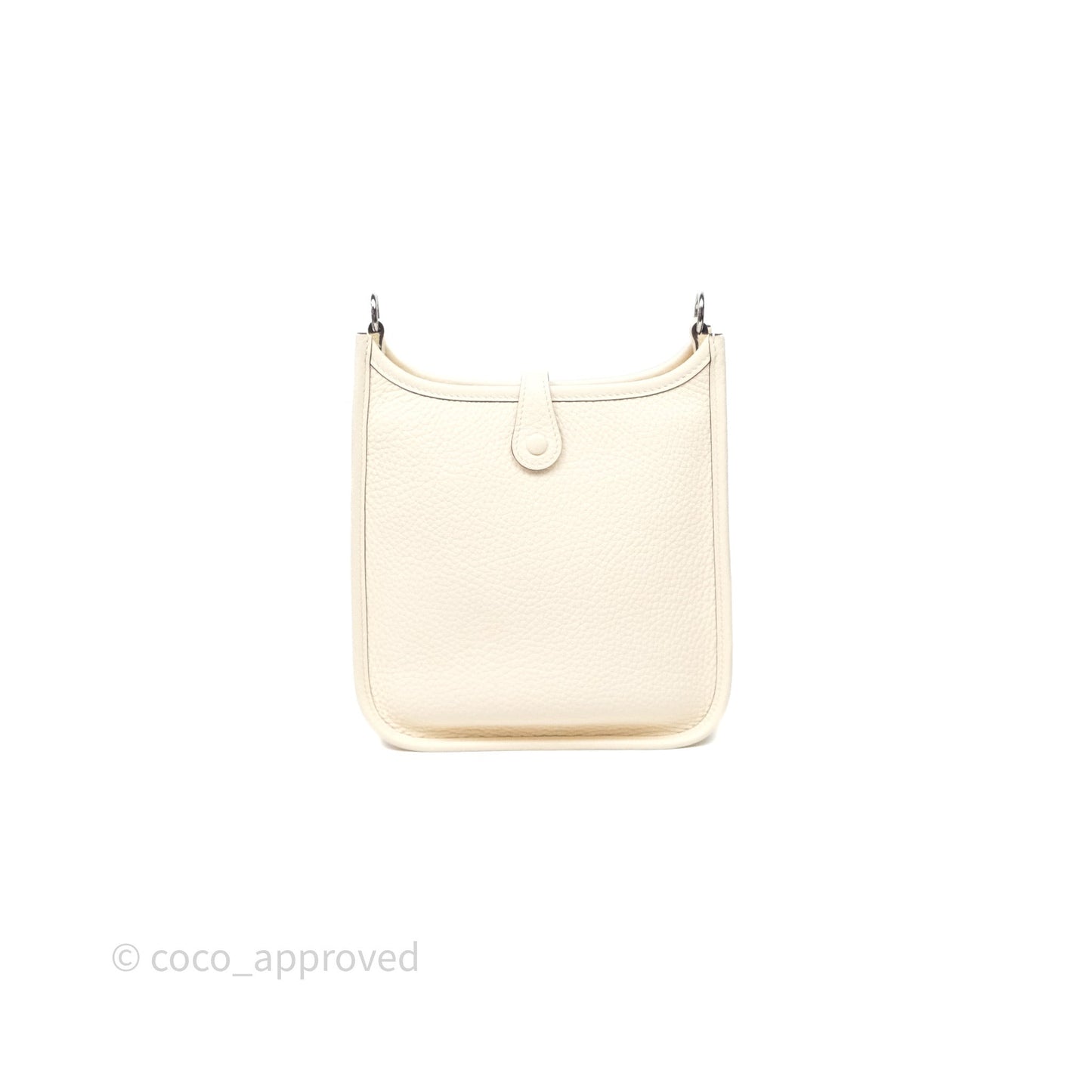 Hermès Mini Evelyne 16 Nata I2 Clemence Palladium Hardware