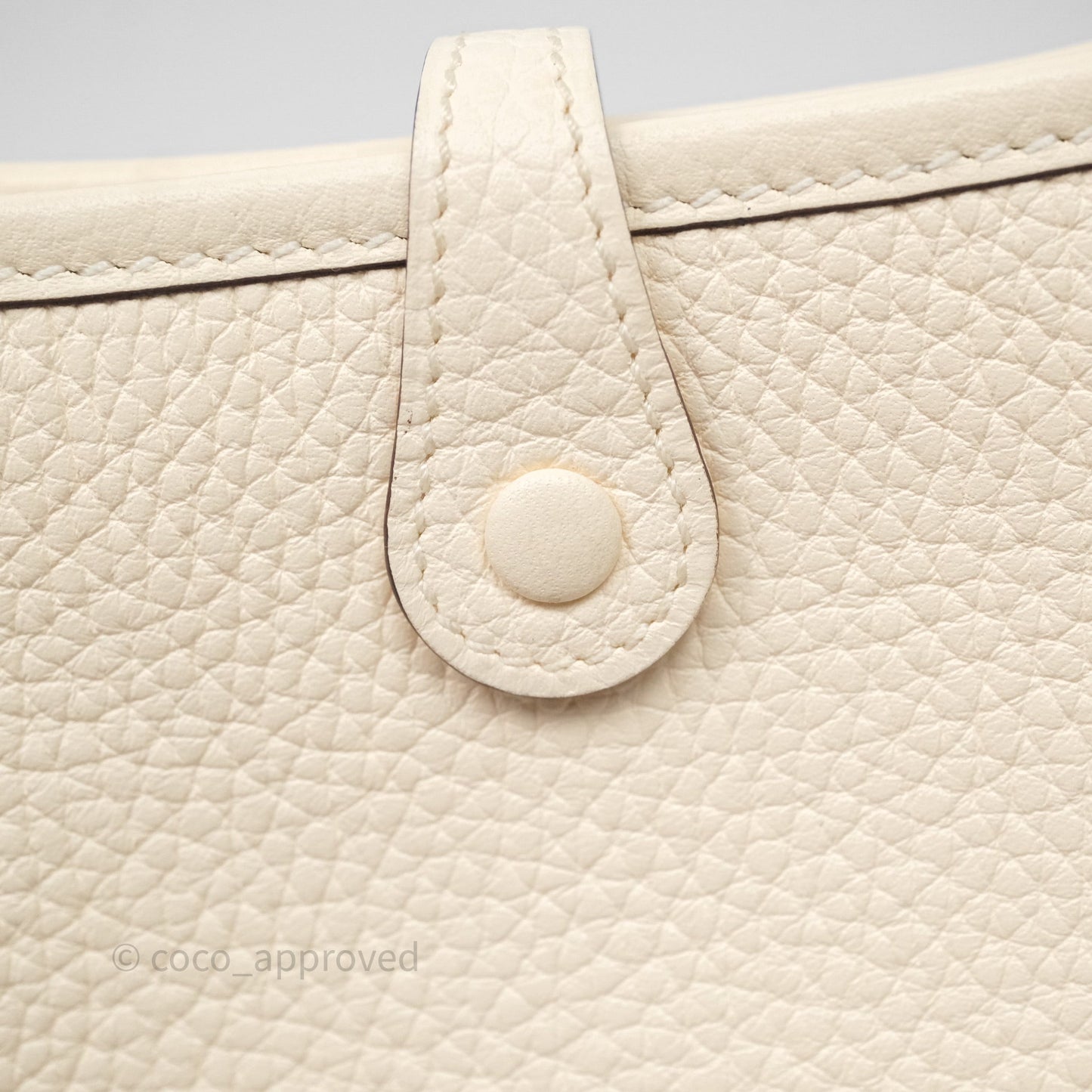Hermès Mini Evelyne 16 Nata I2 Clemence Palladium Hardware