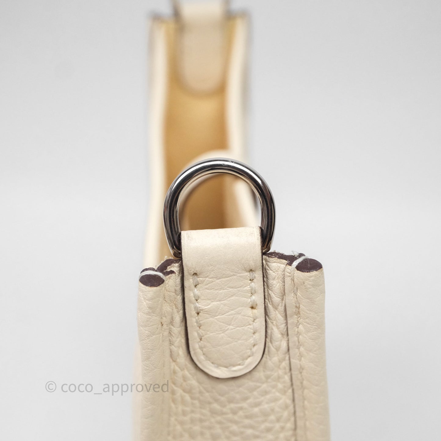 Hermès Mini Evelyne 16 Nata I2 Clemence Palladium Hardware
