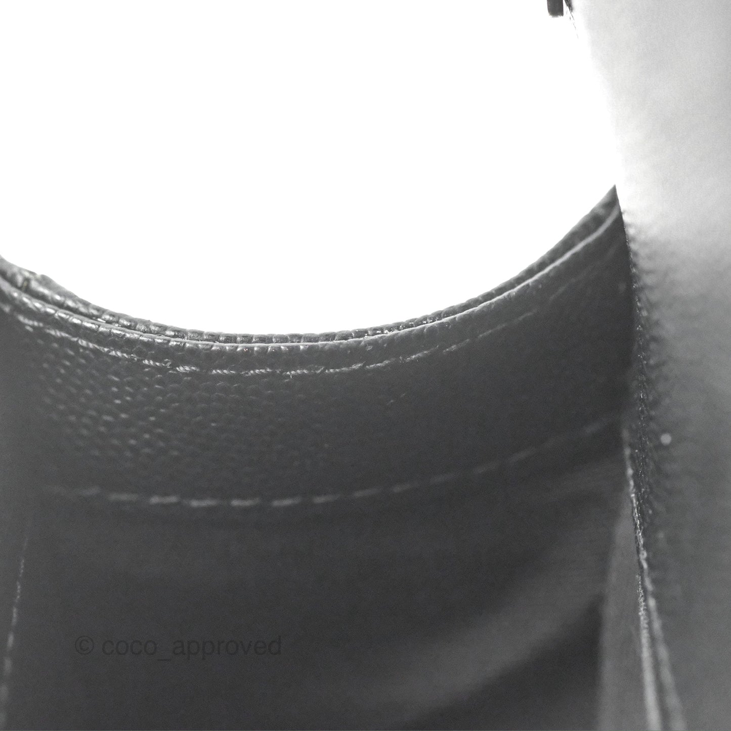 Chanel Small Boy Black Caviar Ruthenium Hardware