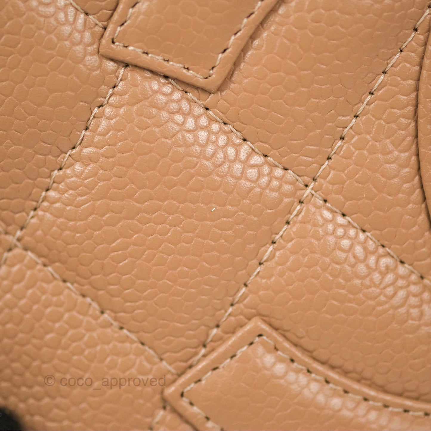 Chanel Vintage Mini CC Boston Bag Beige Caviar