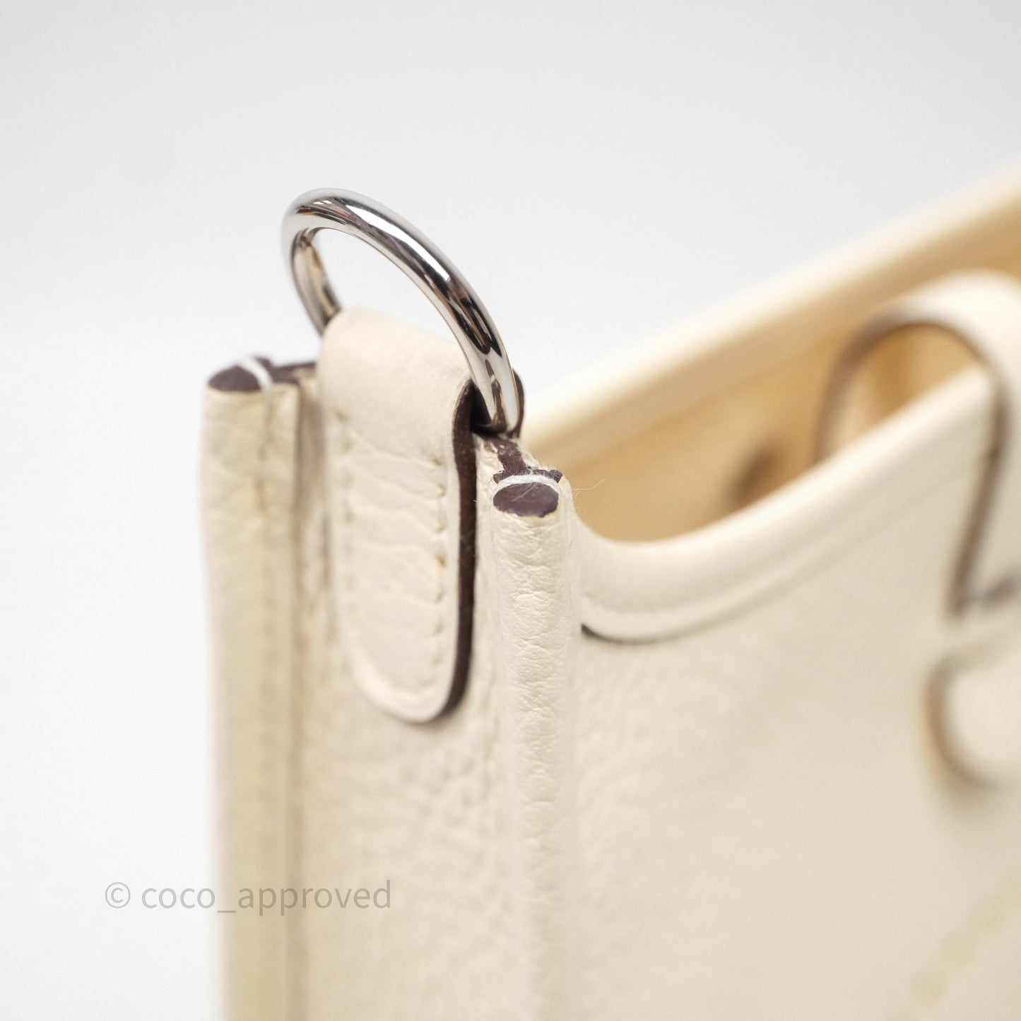 Hermès Mini Evelyne 16 Nata I2 Clemence Palladium Hardware