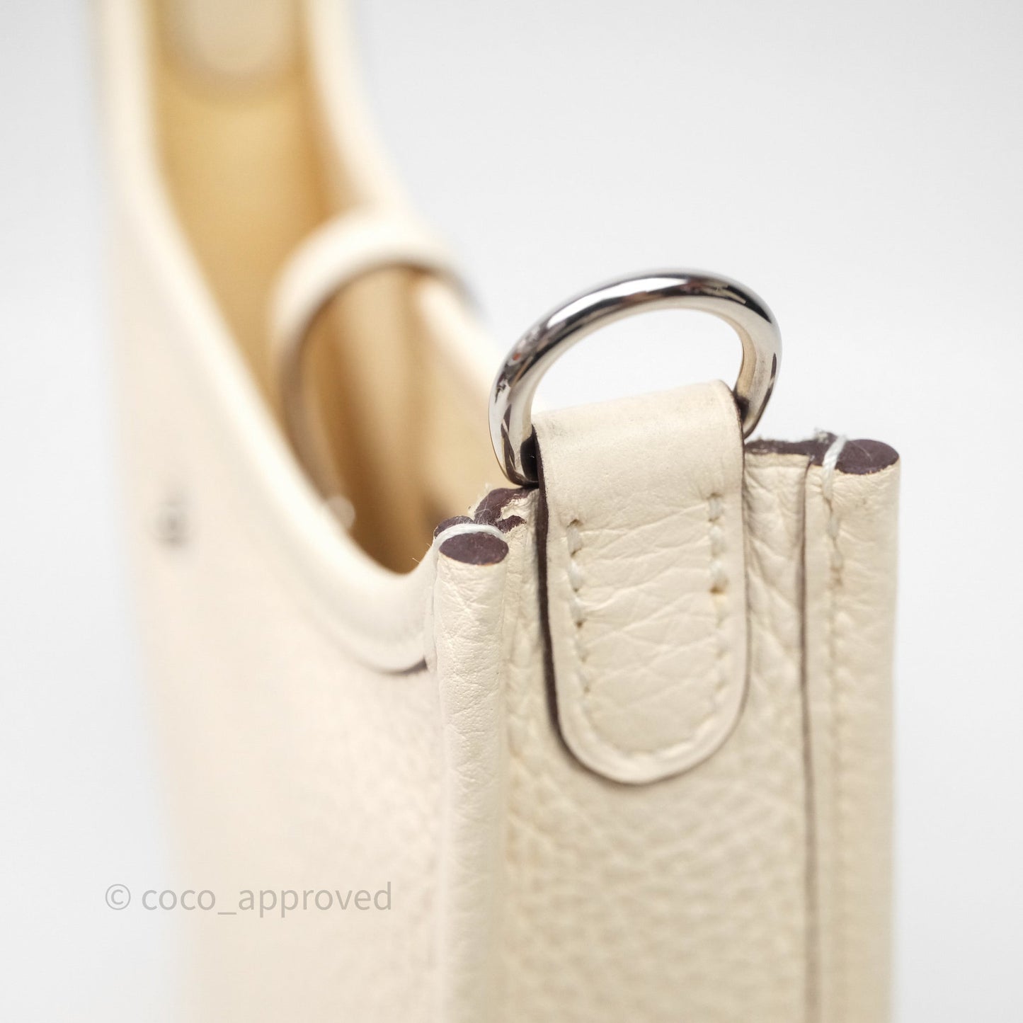 Hermès Mini Evelyne 16 Nata I2 Clemence Palladium Hardware