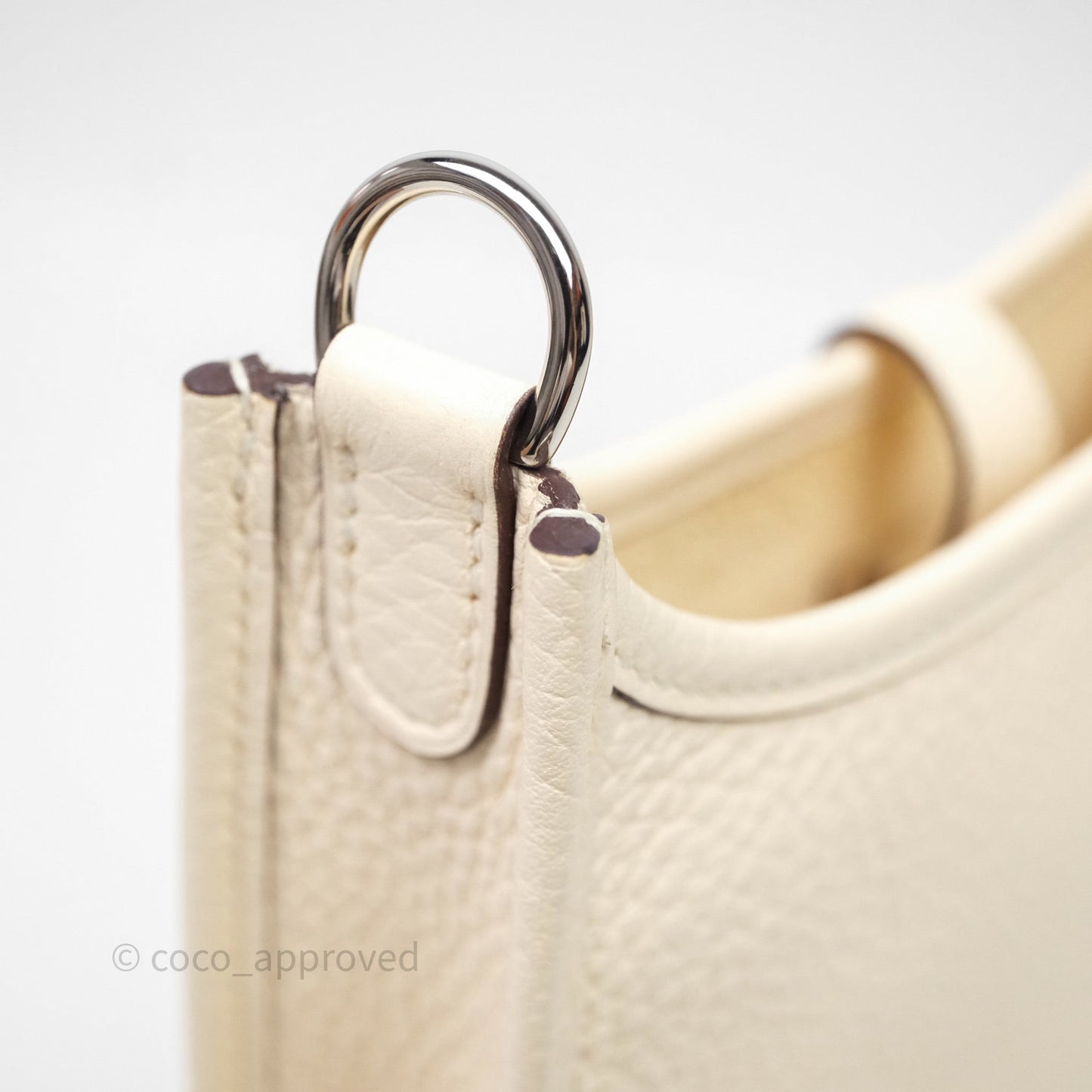 Hermès Mini Evelyne 16 Nata I2 Clemence Palladium Hardware