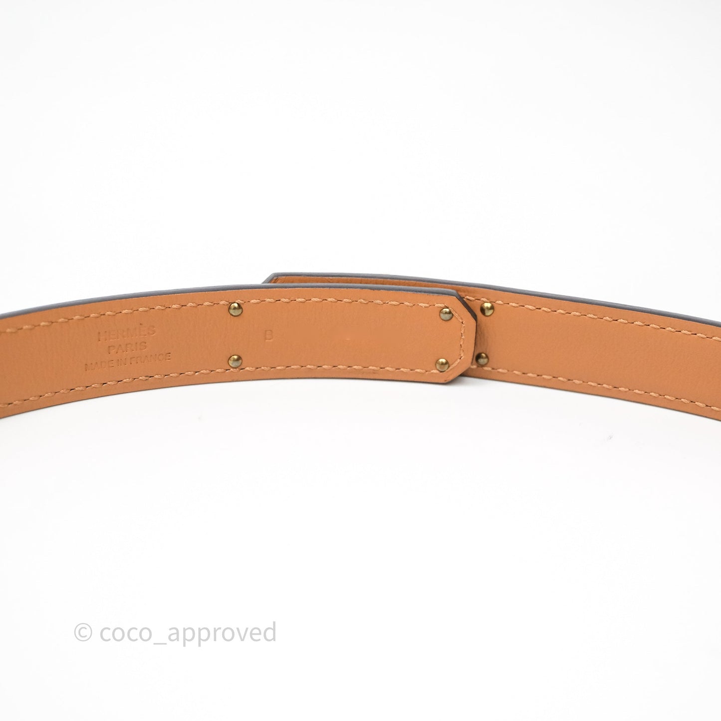 Hermès Kelly Buckle Belt Noir Black 89 Epsom Gold Hardware