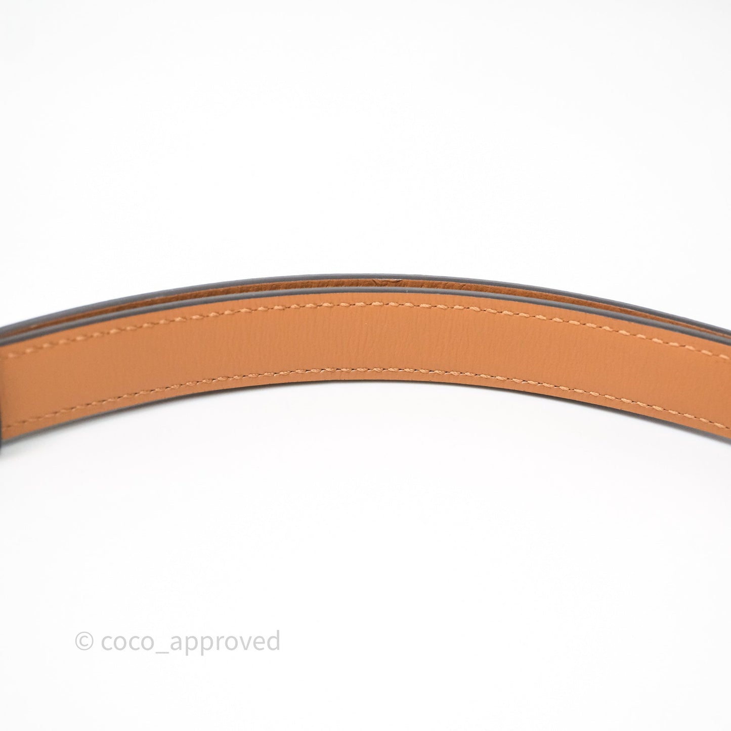 Hermès Kelly Buckle Belt Noir Black 89 Epsom Gold Hardware