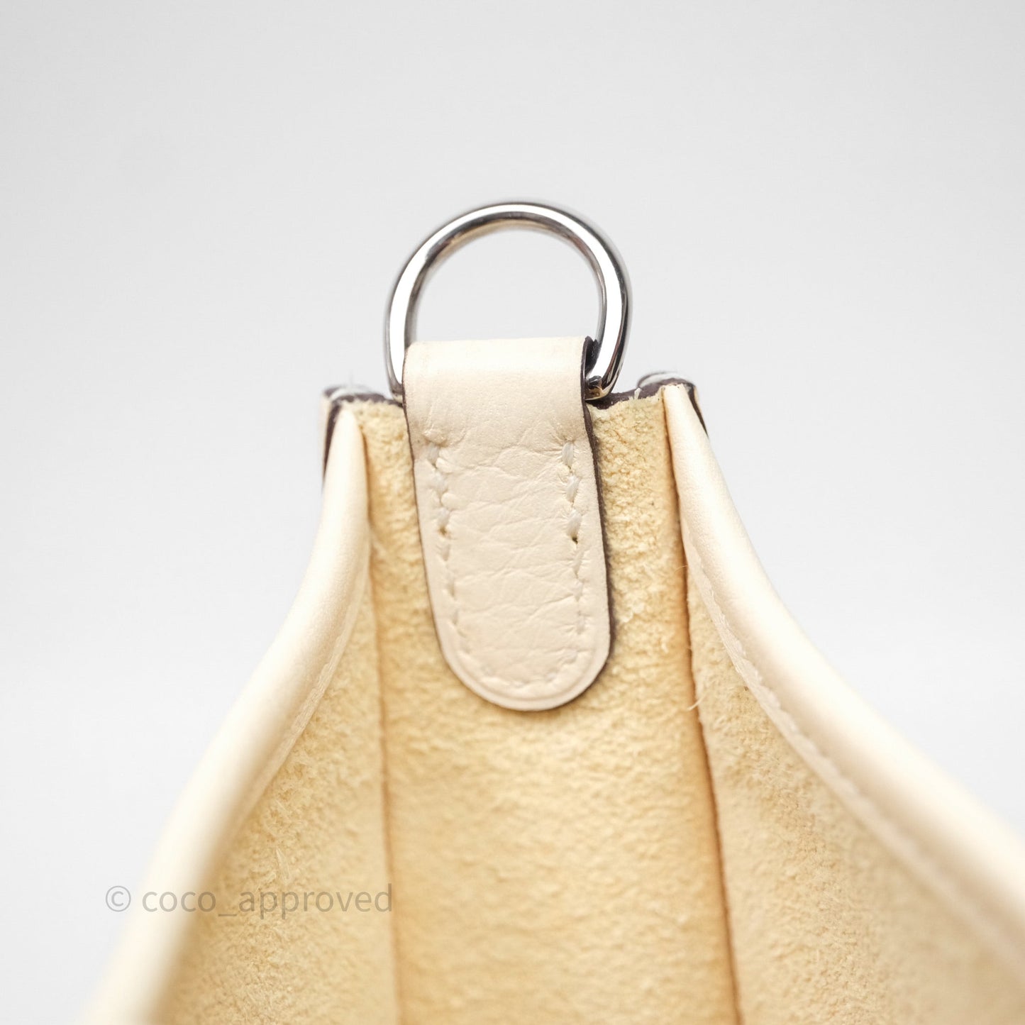 Hermès Mini Evelyne 16 Nata I2 Clemence Palladium Hardware