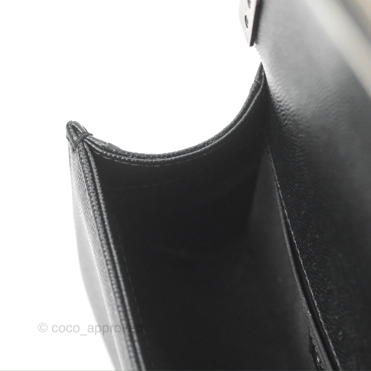 Chanel Small Boy Black Caviar Ruthenium Hardware