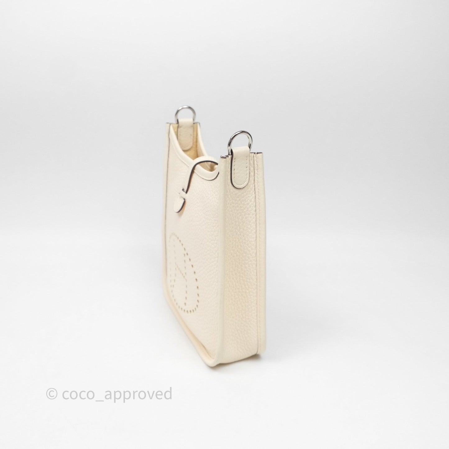 Hermès Mini Evelyne 16 Nata I2 Clemence Palladium Hardware