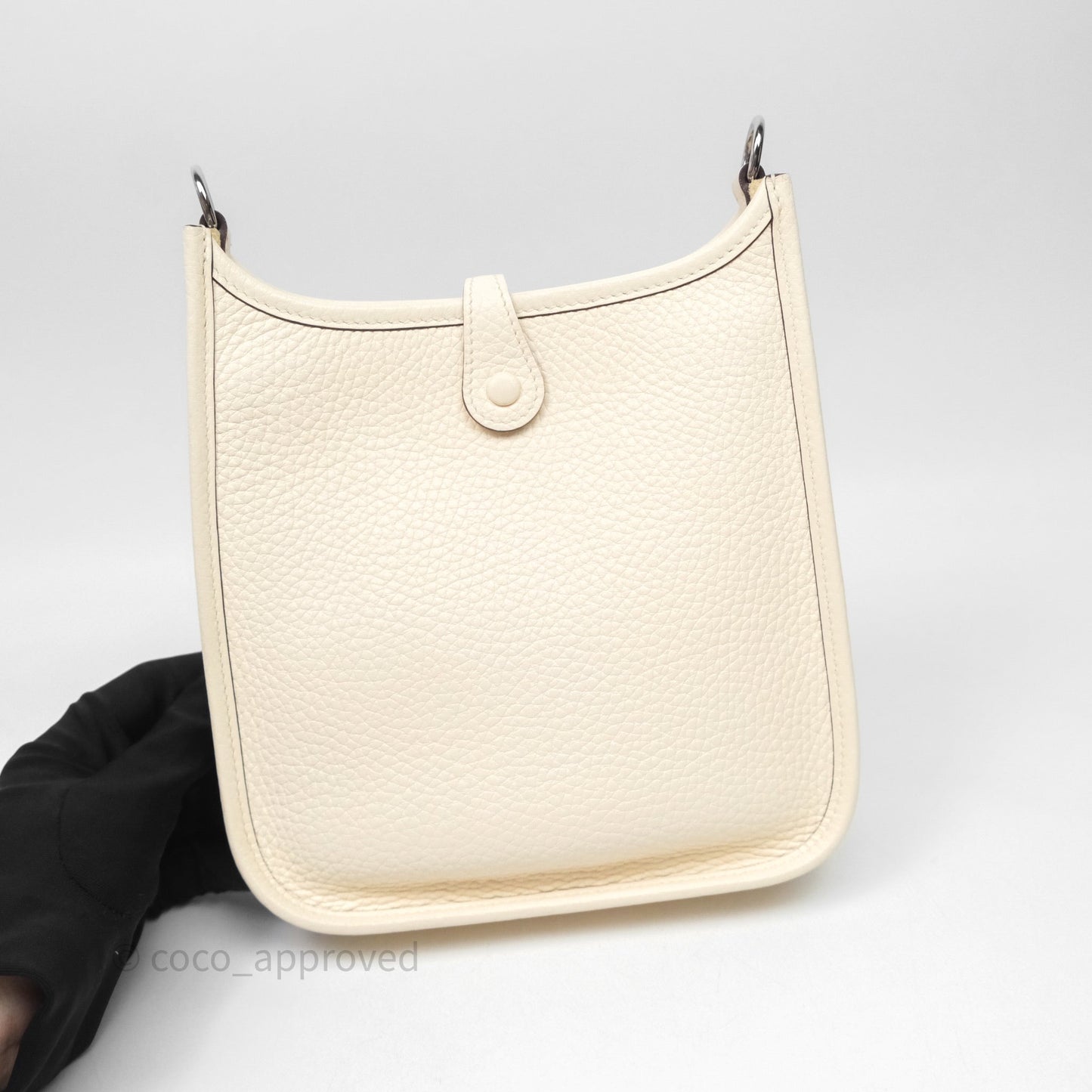 Hermès Mini Evelyne 16 Nata I2 Clemence Palladium Hardware