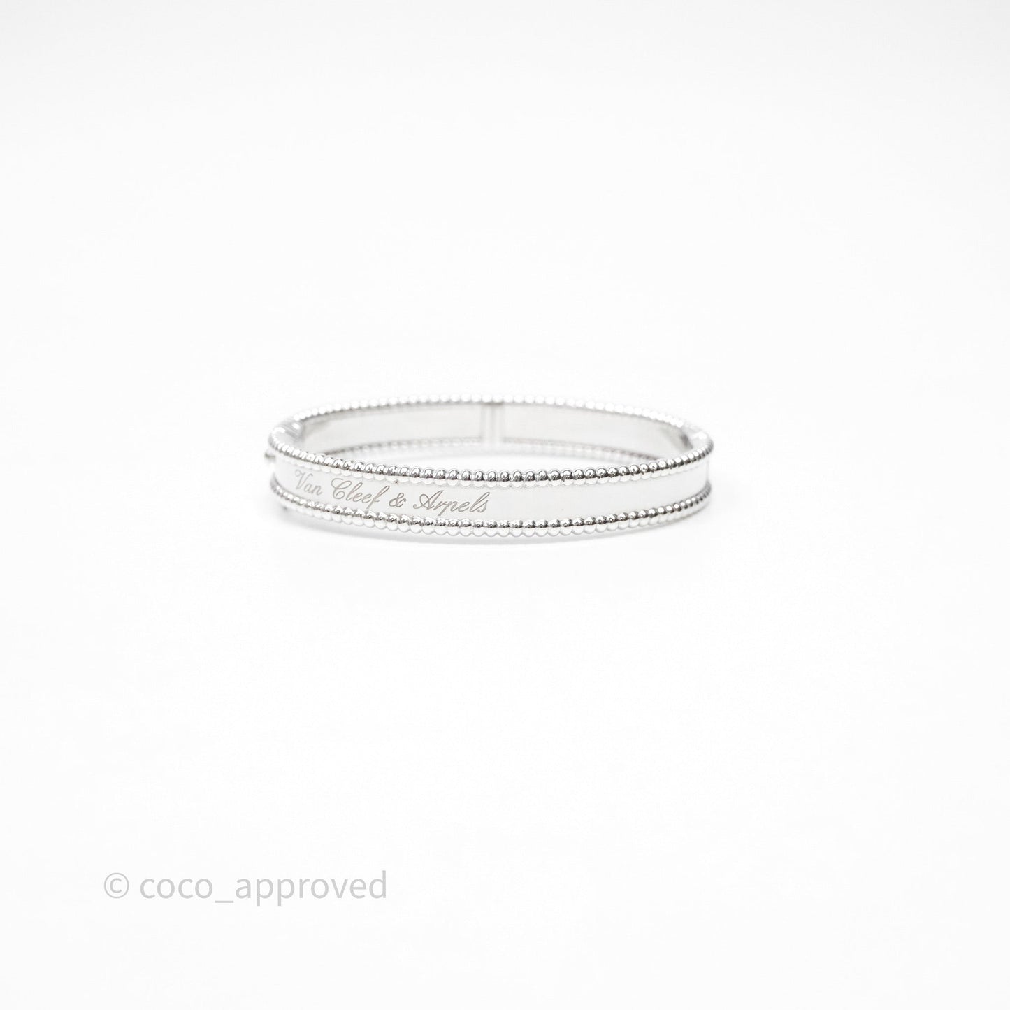 Van Cleef & Arpels Perlée Signature Bracelet Small Model White Gold