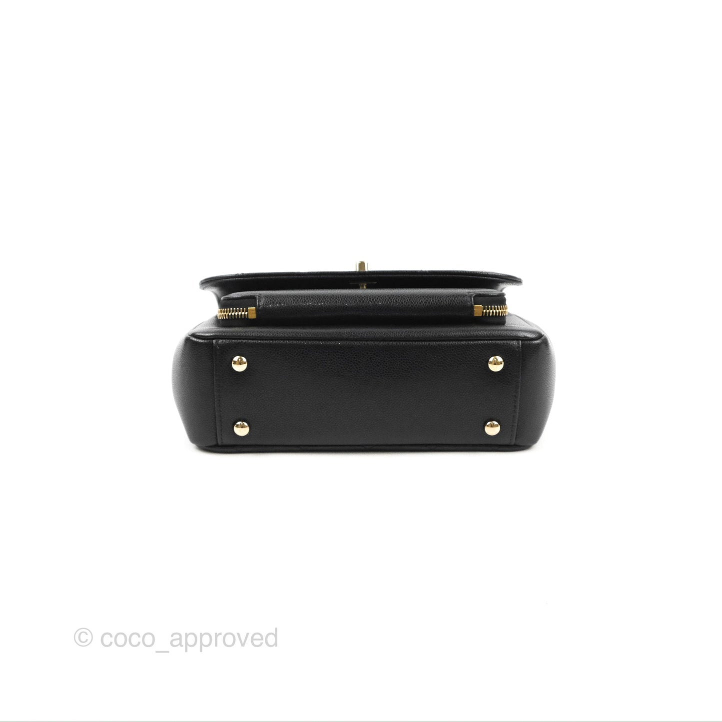 Chanel Quilted Medium Business Affinity Flap Black Caviar Gold Hardware
