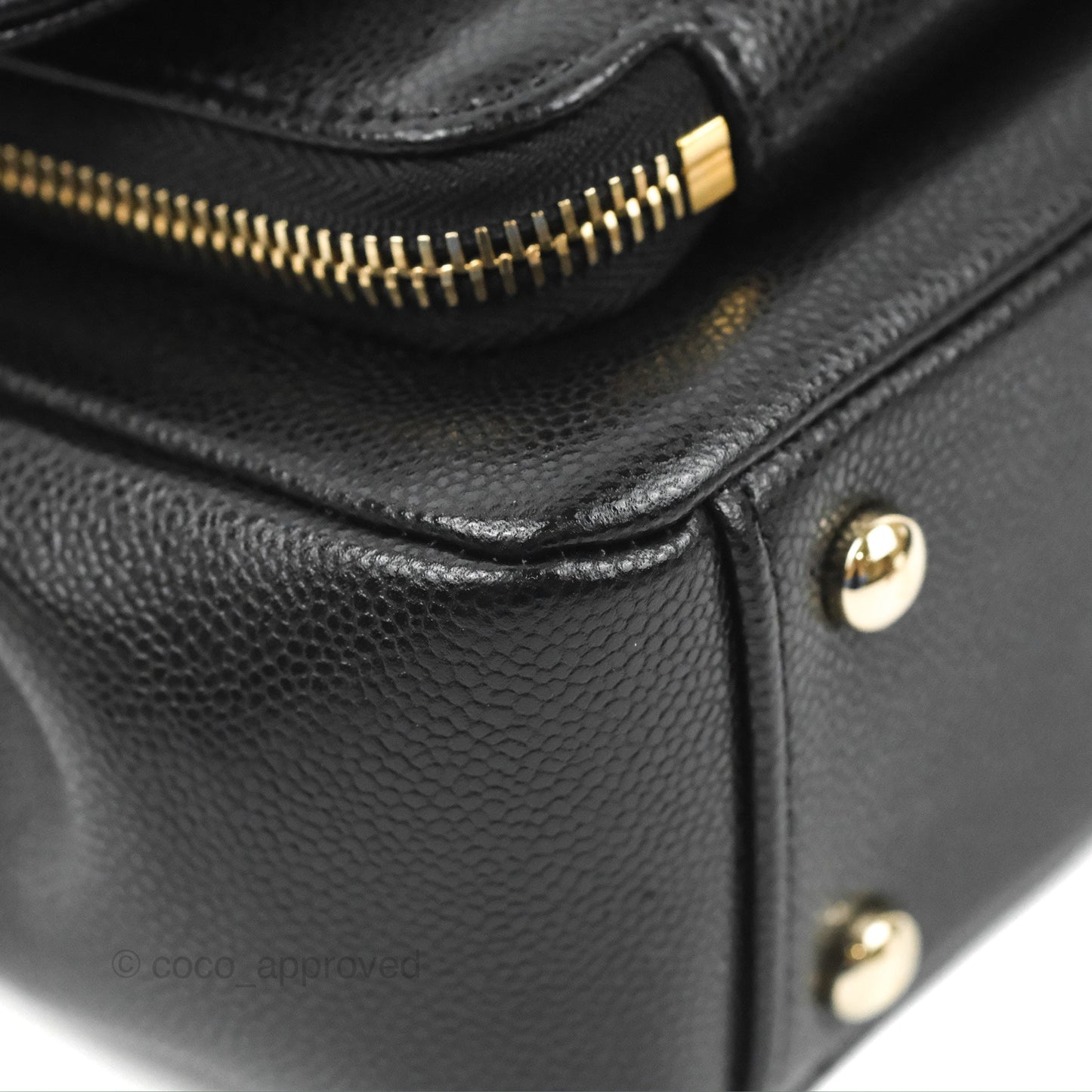 Chanel Quilted Medium Business Affinity Flap Black Caviar Gold Hardware