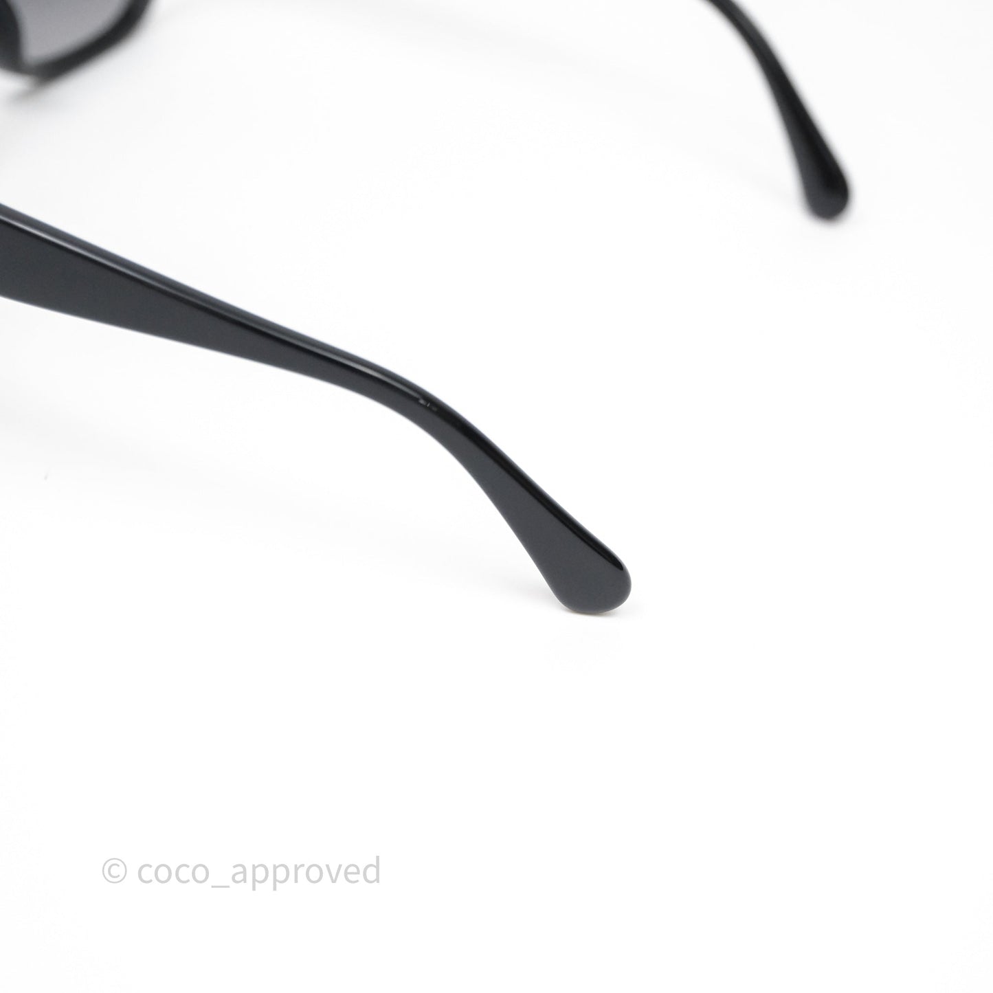 Chanel CC Pearl Sunglasses Black