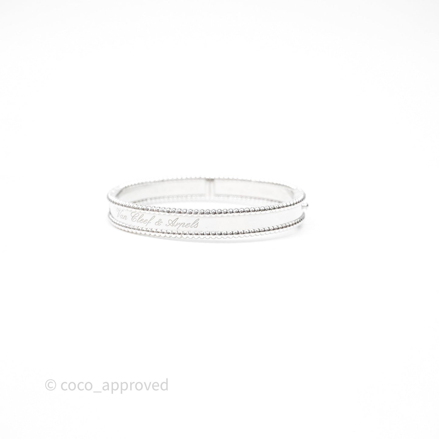 Van Cleef & Arpels Perlée Signature Bracelet Small Model White Gold