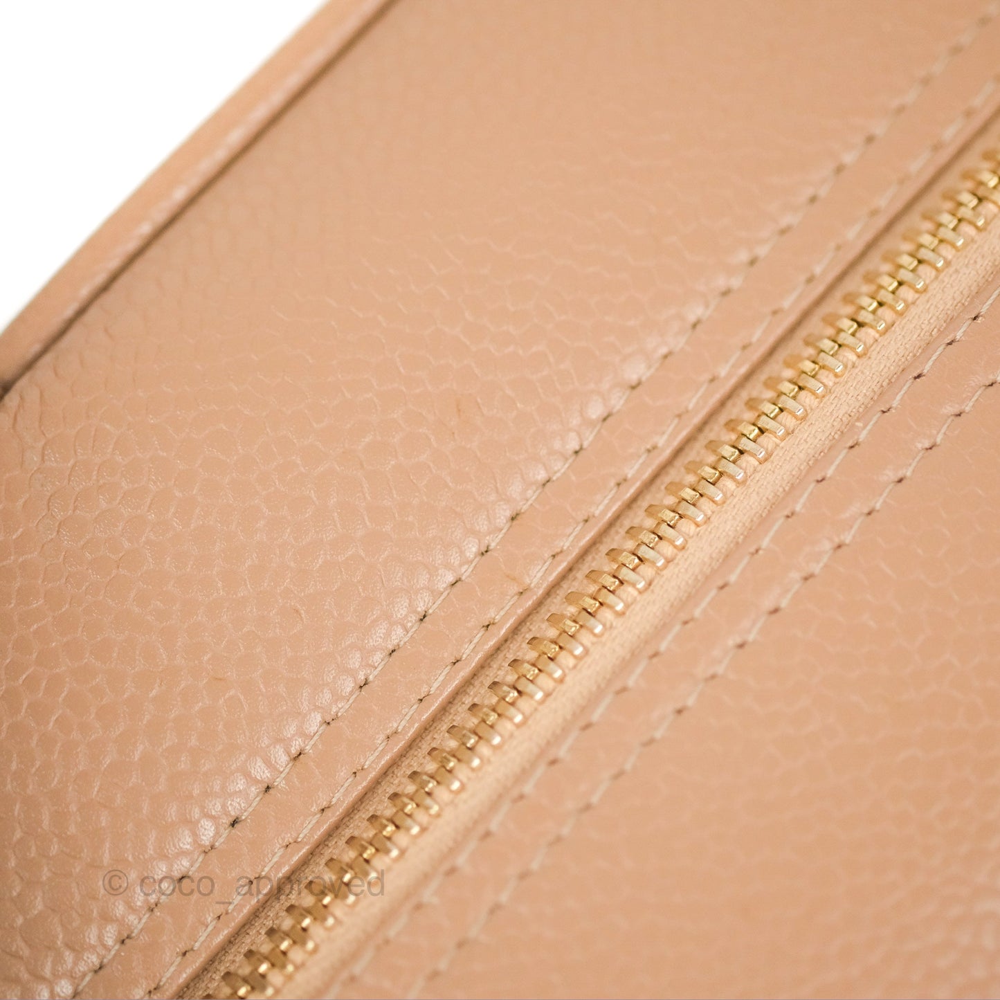 Chanel Vintage Mini CC Boston Bag Beige Caviar