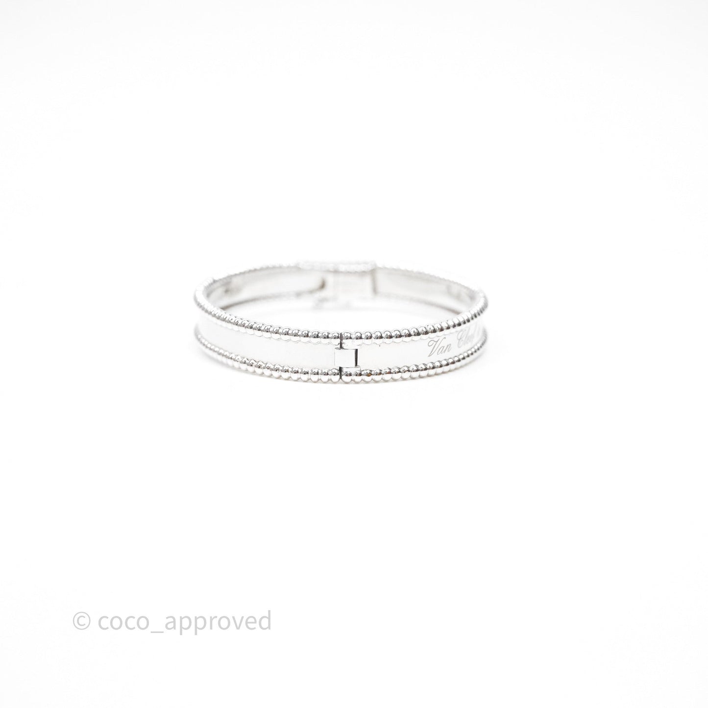 Van Cleef & Arpels Perlée Signature Bracelet Small Model White Gold