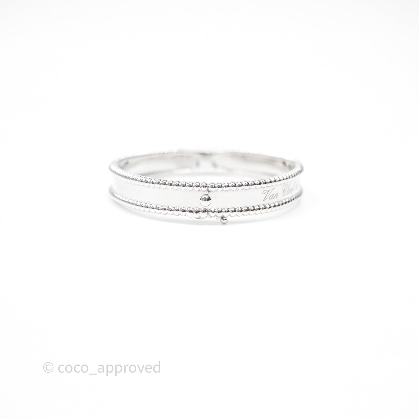 Van Cleef & Arpels Perlée Signature Bracelet Small Model White Gold